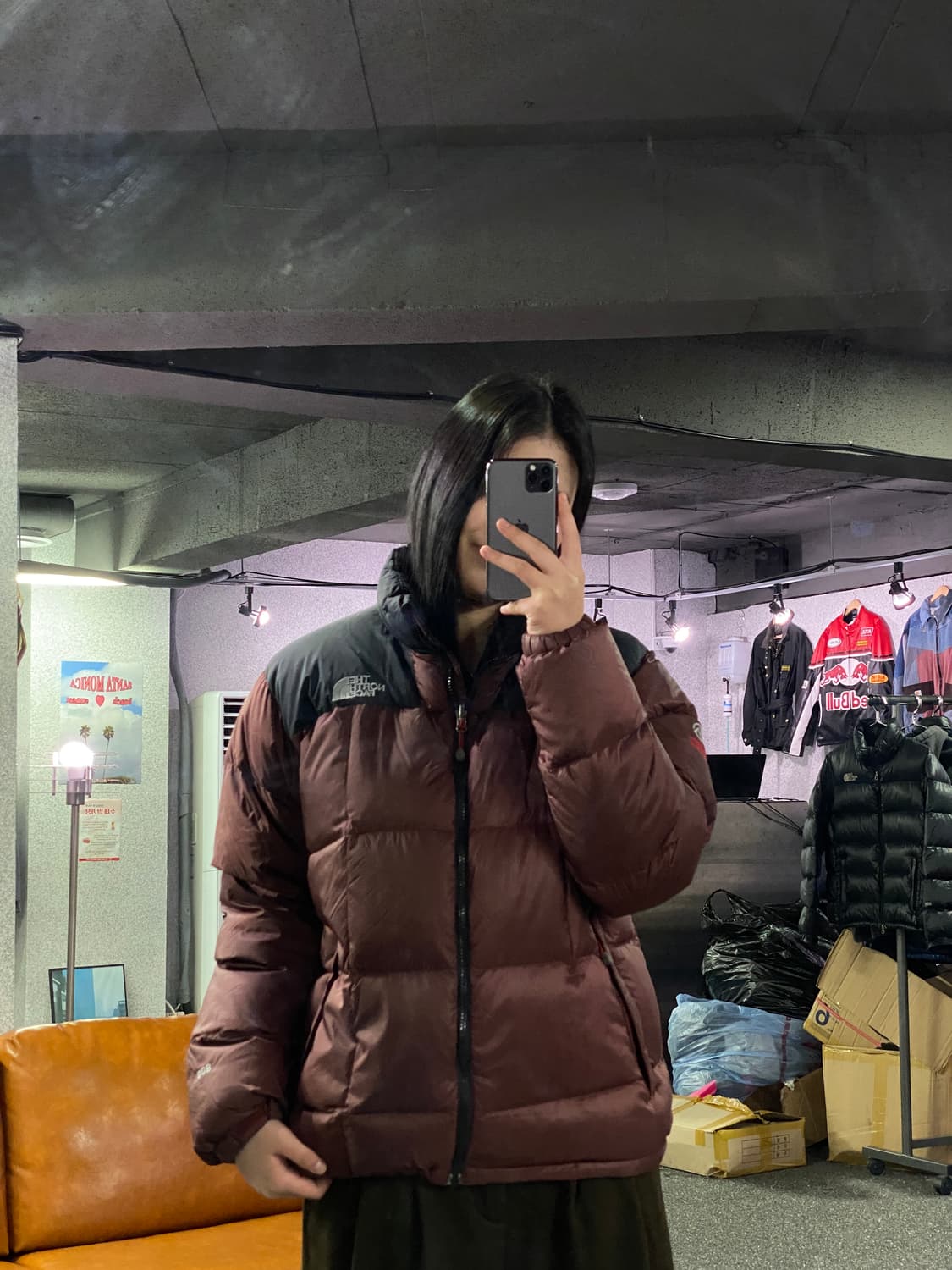 노스페이스 써밋 시리즈 구스다운 배색 패딩 B3411 상품이미지1