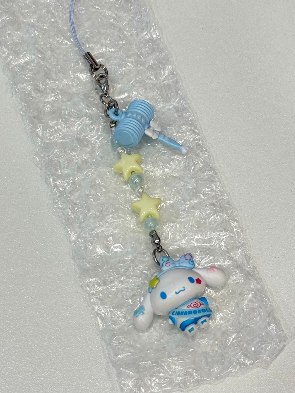 산리오 키라메키2 시나모롤 폰스트랩 키링 키홀더 상품이미지2