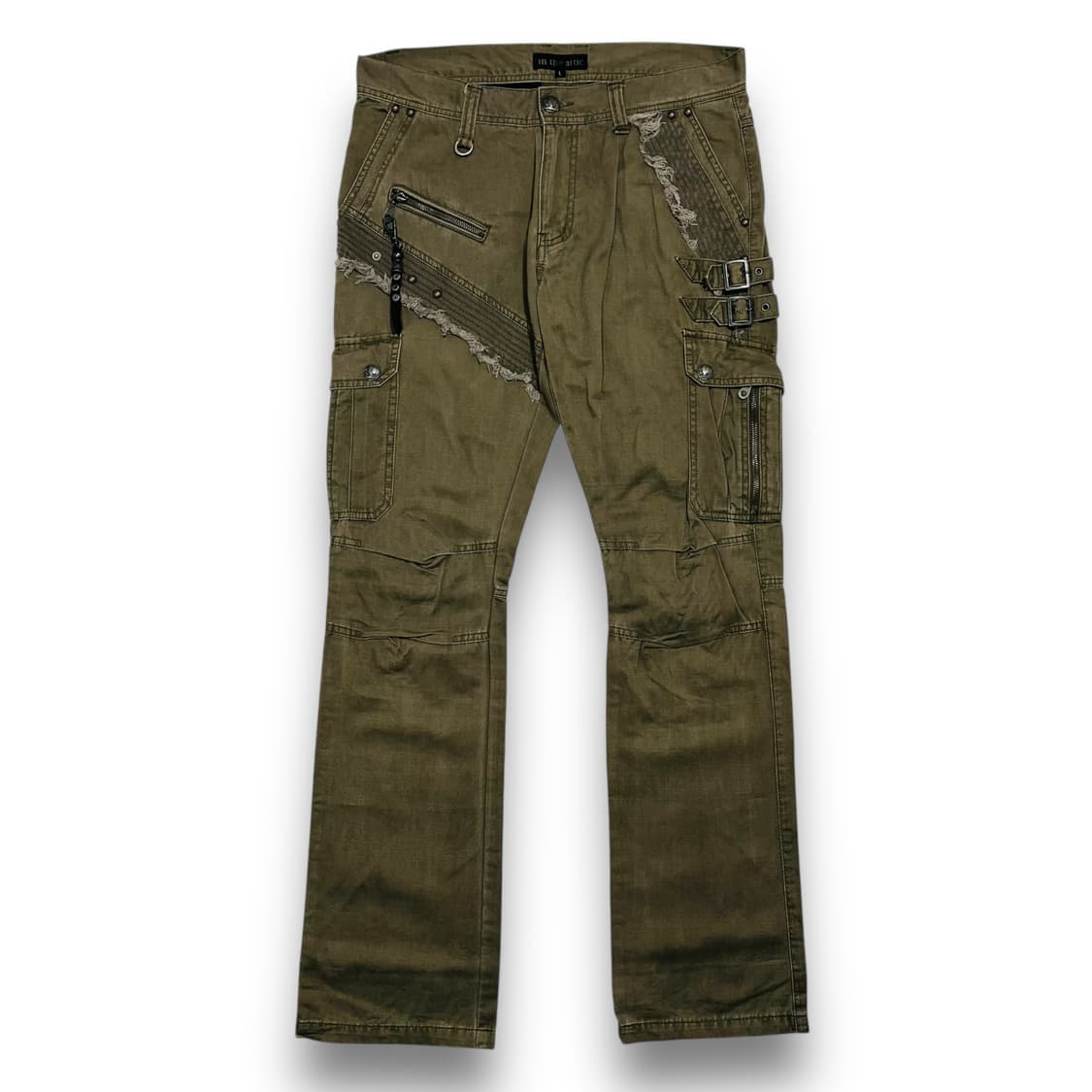인 더 애틱 트로이 스터드 음각 카고 팬츠 상품이미지1