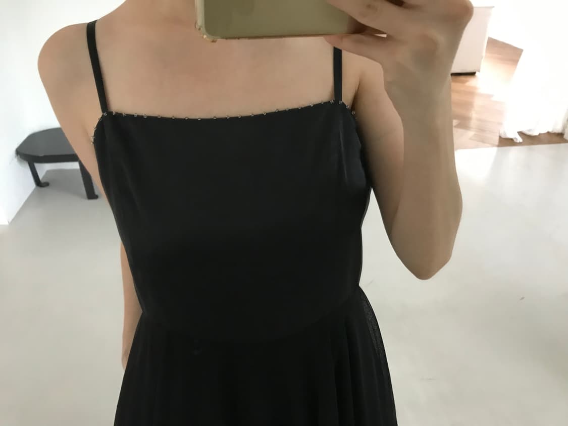 Vintage black sleeveless one-piece 상품이미지6