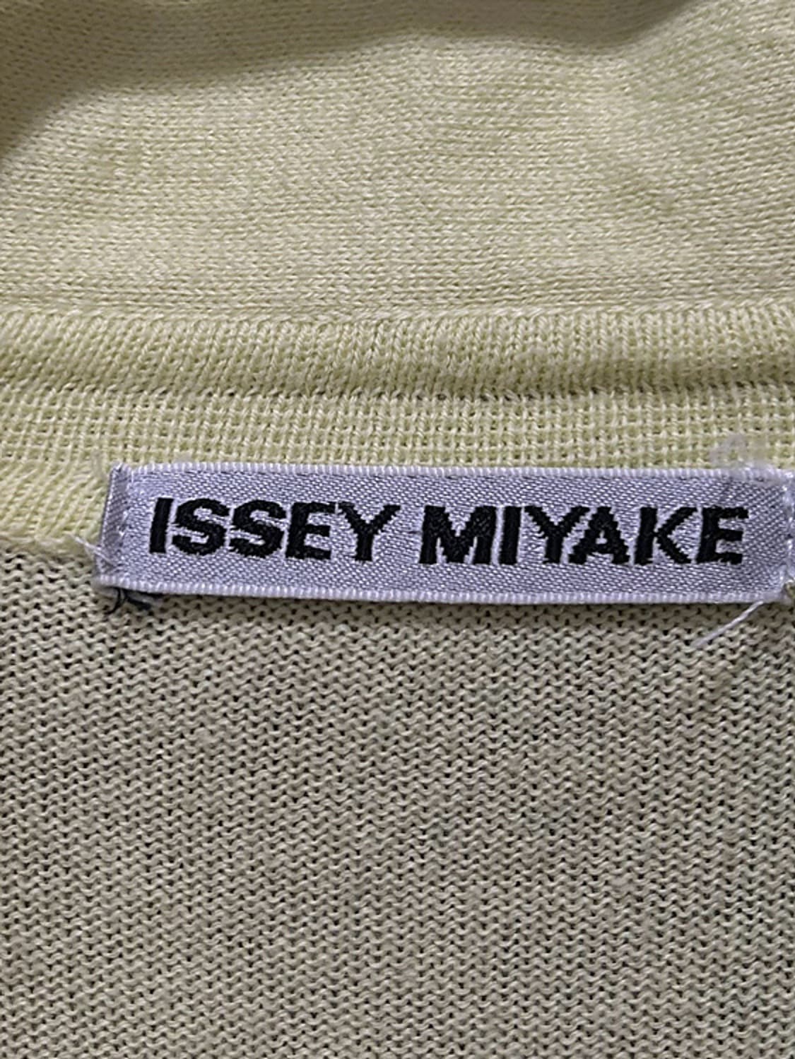 ISSEY MIYAKE lemon knit shirts 상품이미지4