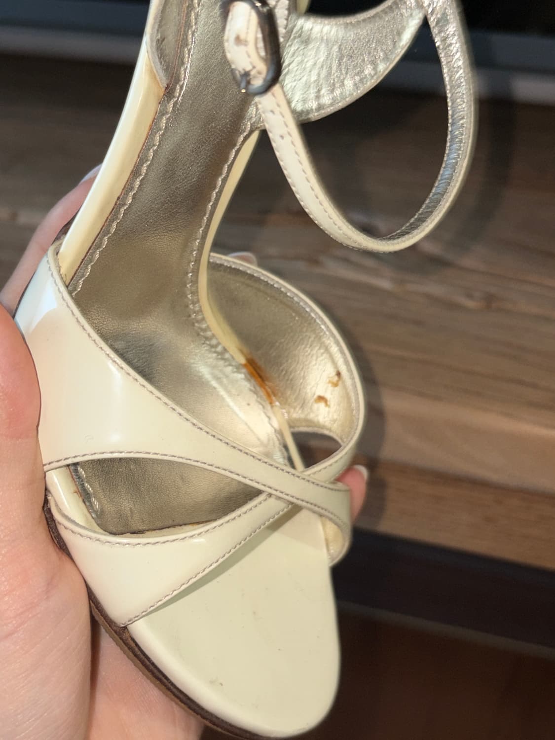 돌체앤가바나 빈티지 키튼 힐 샌들 38 상품이미지6