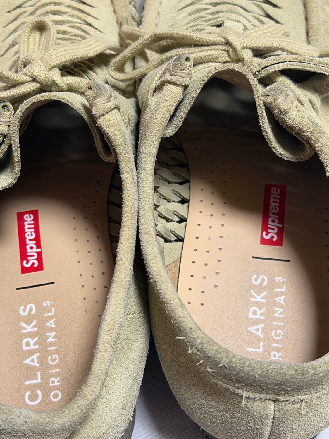 슈프림 클락스 우븐  250 UK6.5 왈라비 탄 상품이미지5