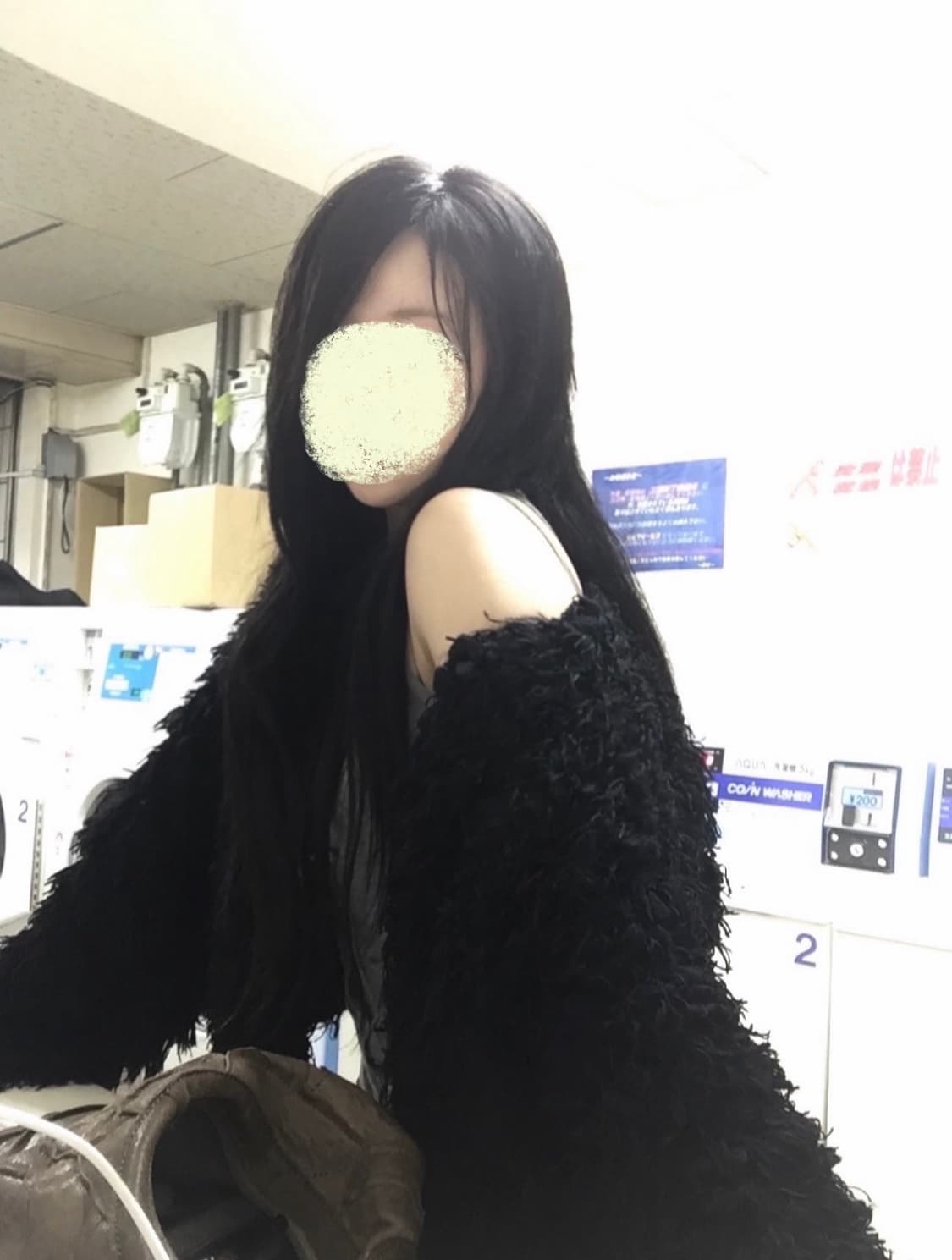 블랙 퍼자켓 상품이미지3