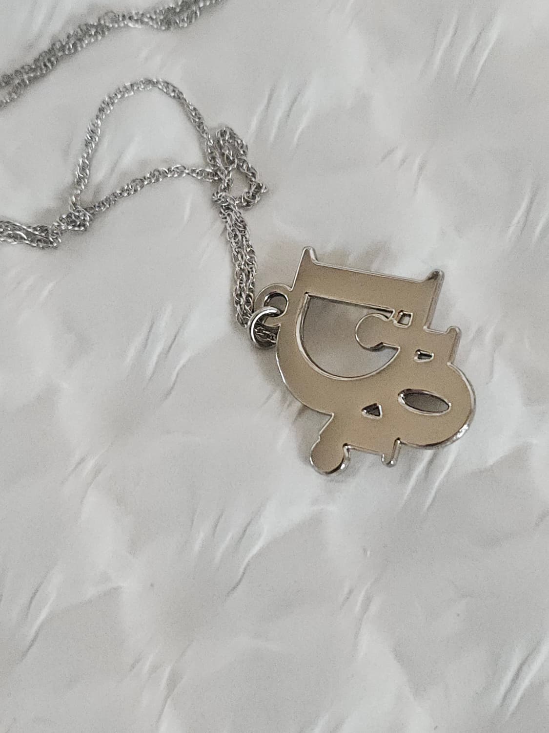 925실버 디올 정품 빈티지 업사이클링 목걸이 상품이미지6