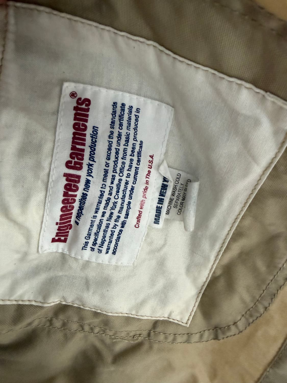 엔지니어드가먼츠 베드포드 엔가자켓 엔지니어드가먼츠베드포드 엔가베드포드 상품이미지5