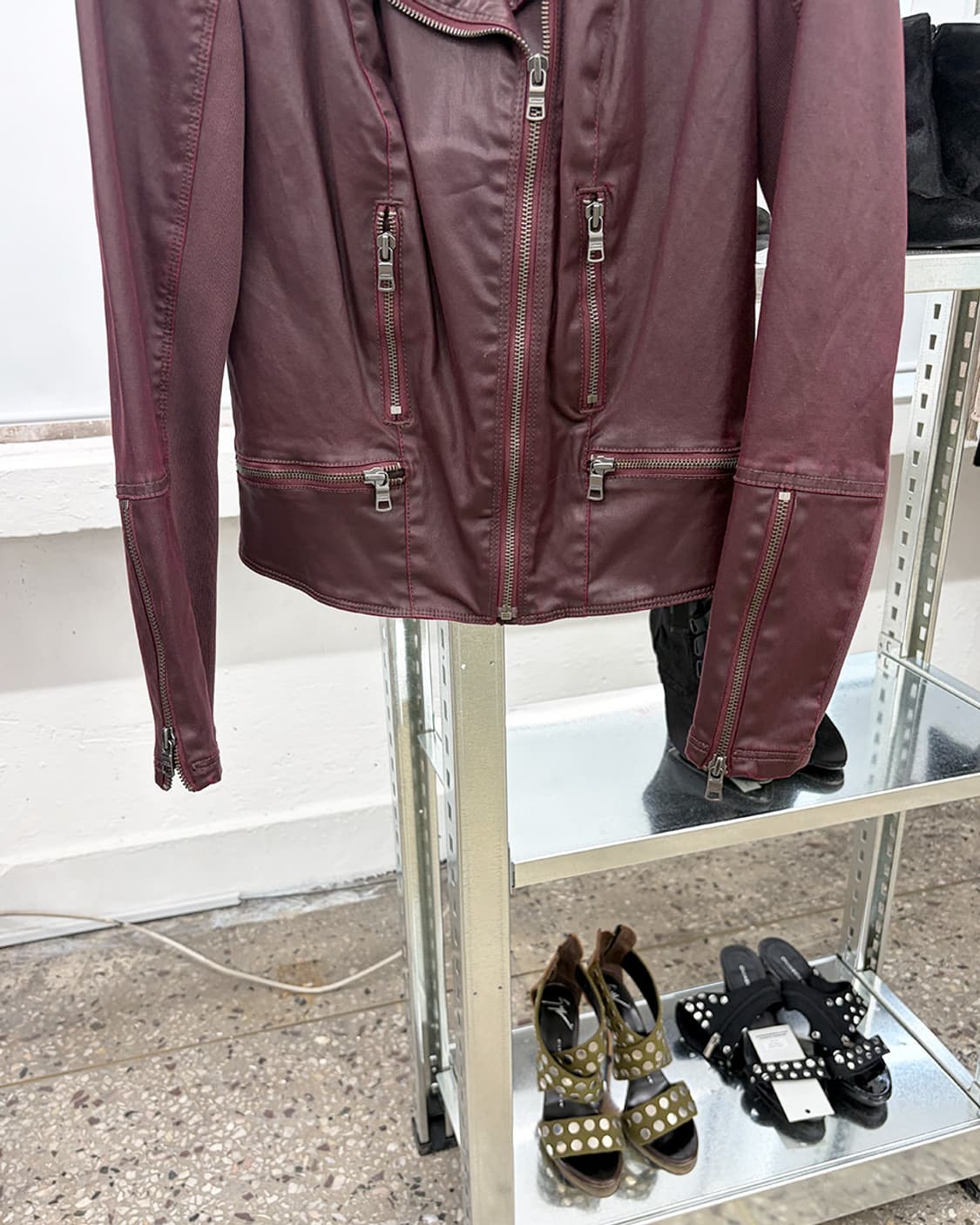 아르마니 익스체인지 코티드 라이더 자켓 상품이미지4