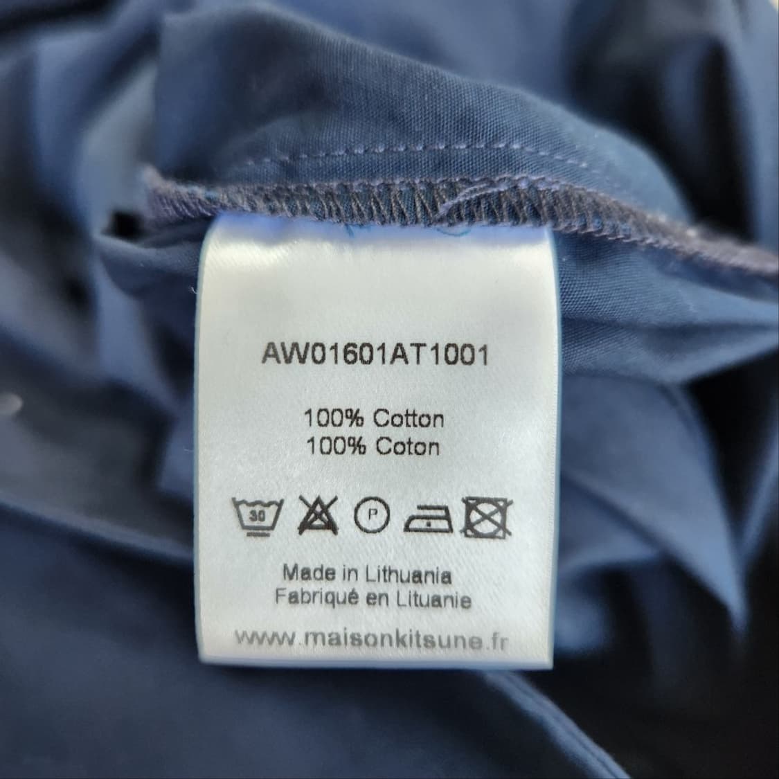 [여36(S)]메종키츠네 셔츠 반팔 원피스[Y64-151] 상품이미지9