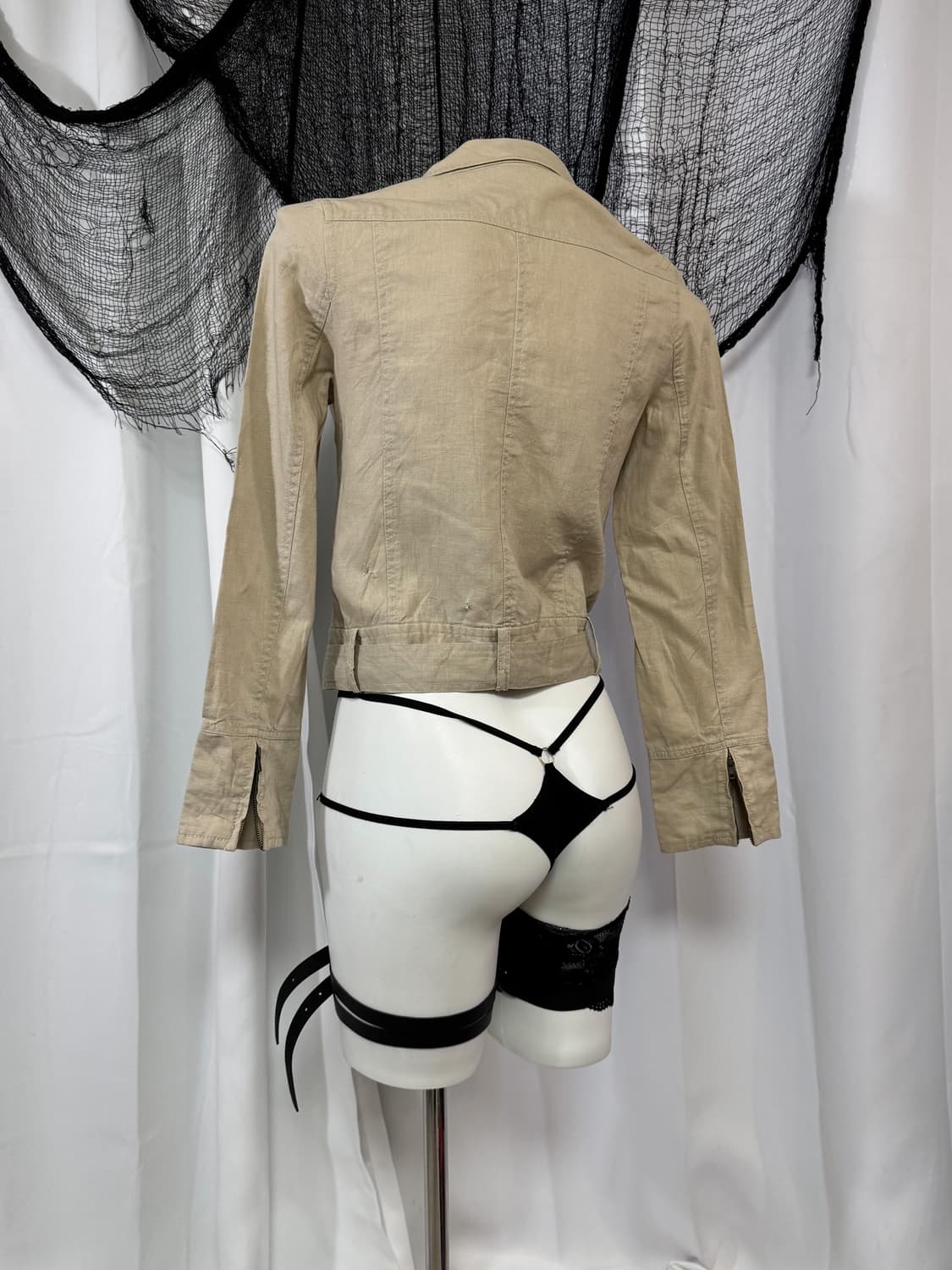 bejge zipper jacket 상품이미지3