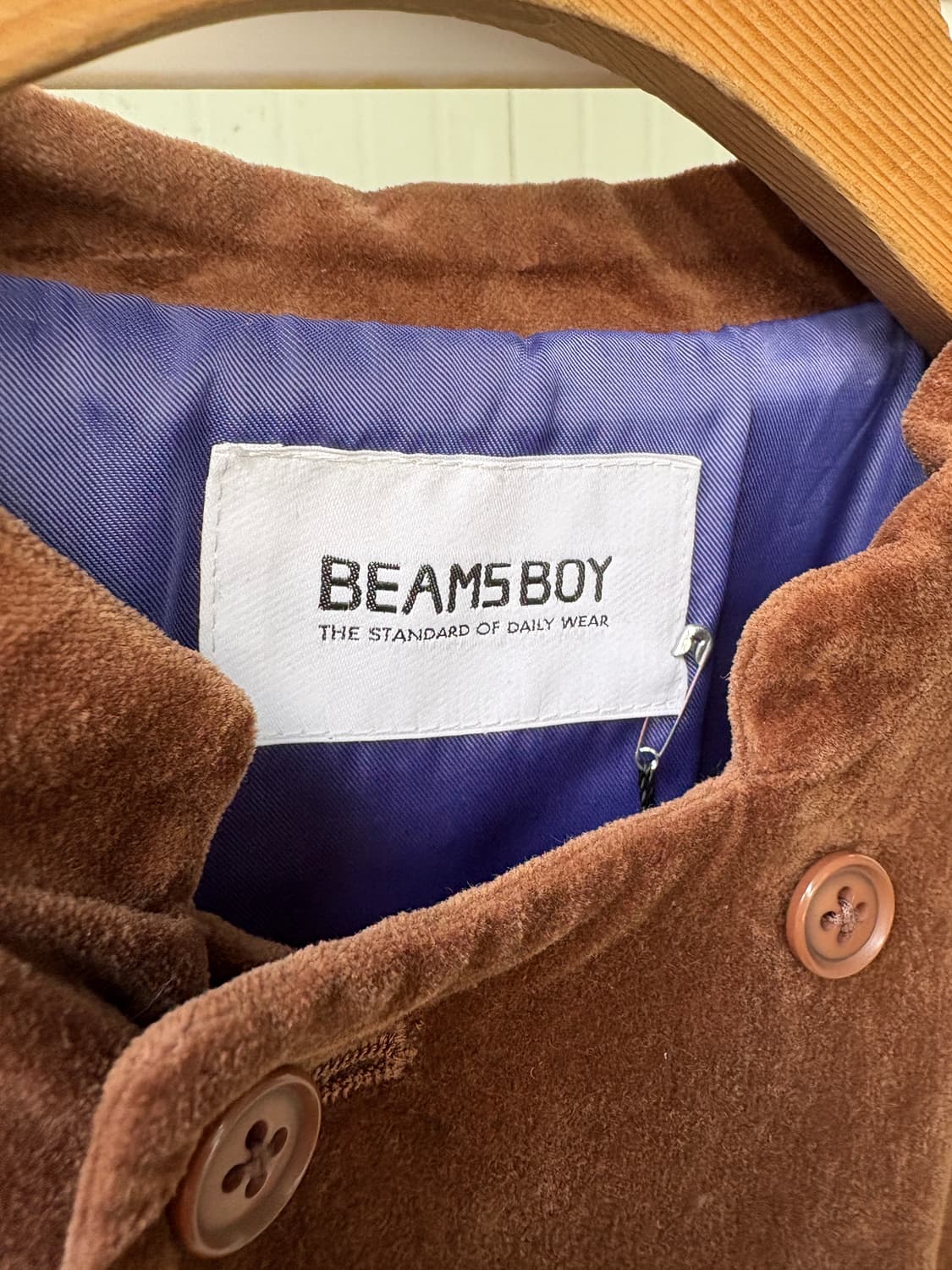 빔즈보이 벨루어 더블 브레시티드 자켓 상품이미지5