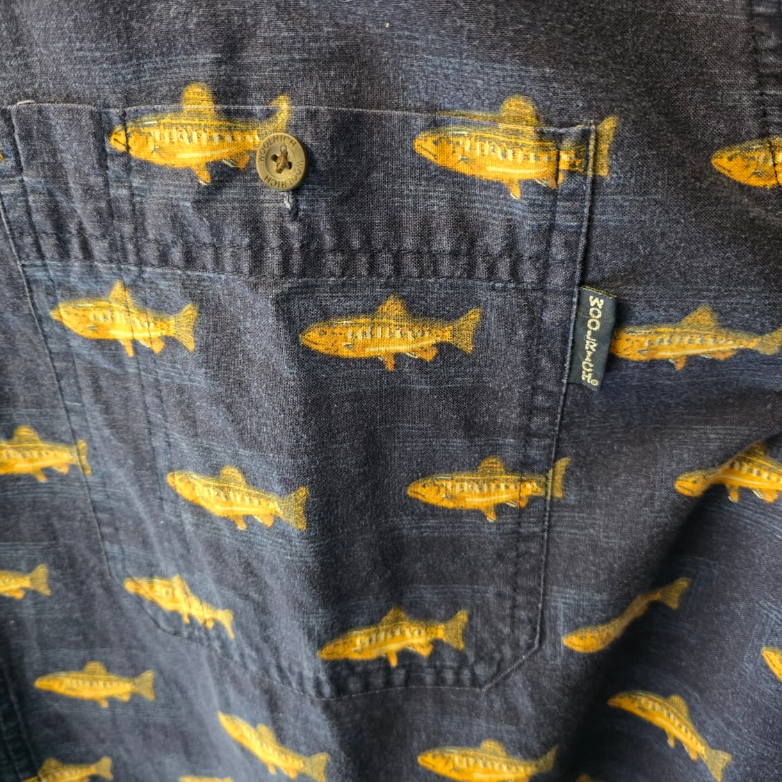 Woolrich 울리치 피쉬 패턴 빈티지 셔츠 상품이미지4
