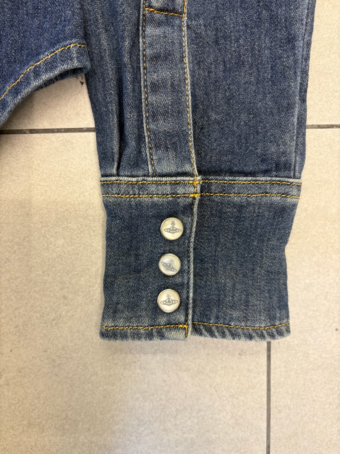 비비안 웨스트우드 x Lee 데님 셔츠 상품이미지8