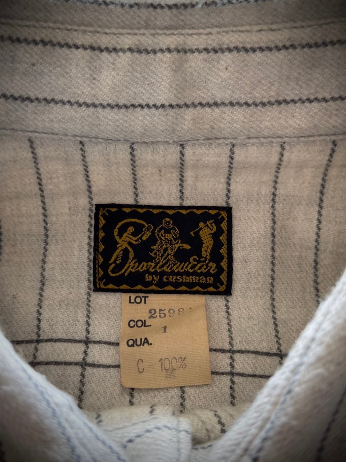 1940s Cushman Hickory Stripe work Shirt 상품이미지9