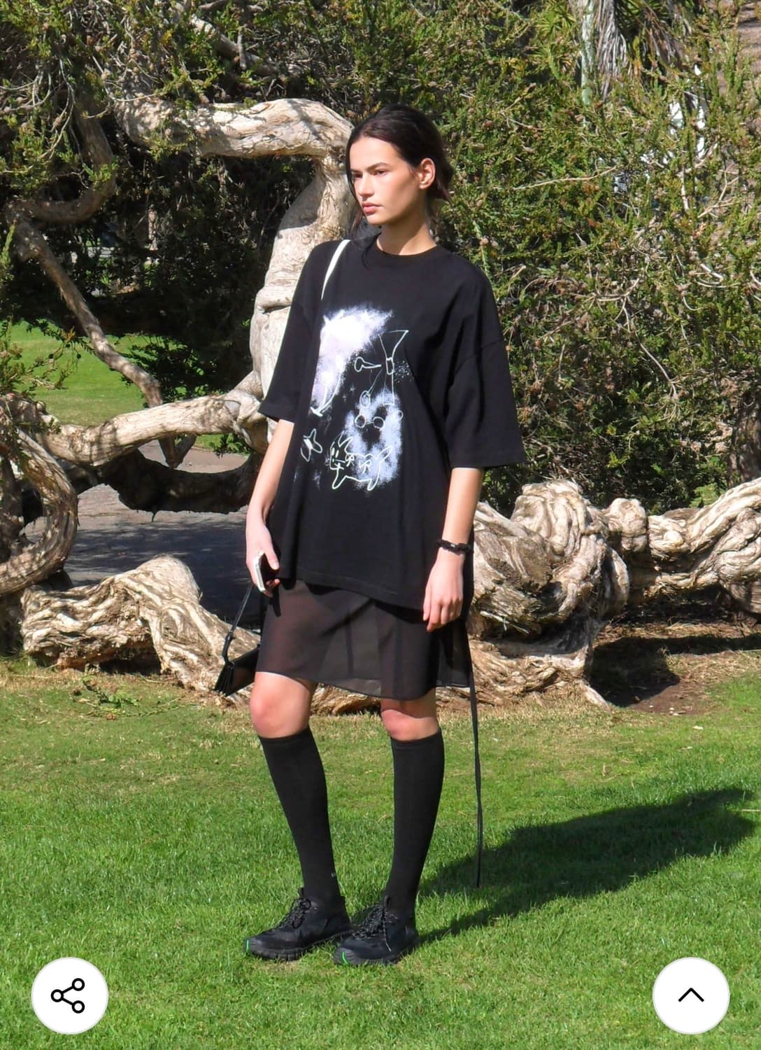 로우클래식 파크 오버사이즈 티셔츠 상품이미지1