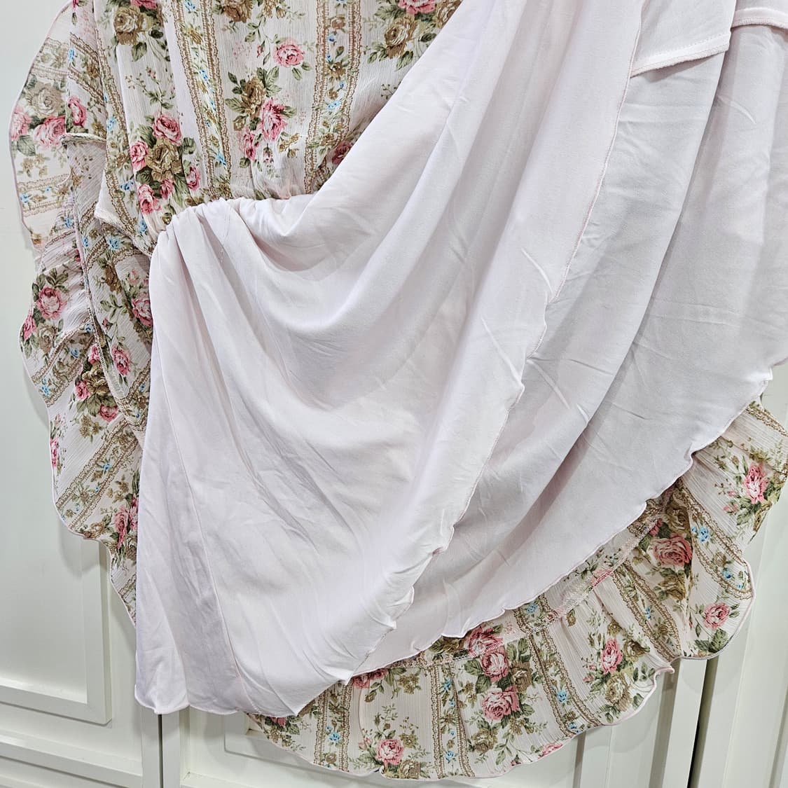 빈티지 플라워 핑크 원피스 상품이미지8