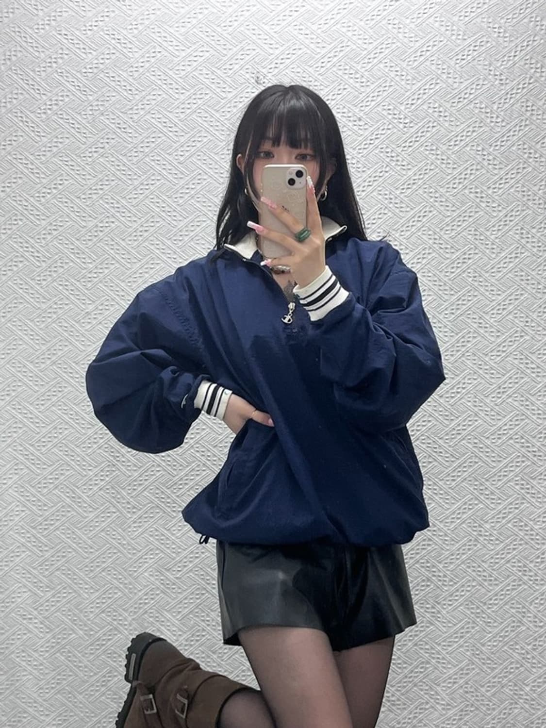 챔피온 올드스쿨 레트로 빈티지 바람막이 아노락 M C12261 상품이미지1