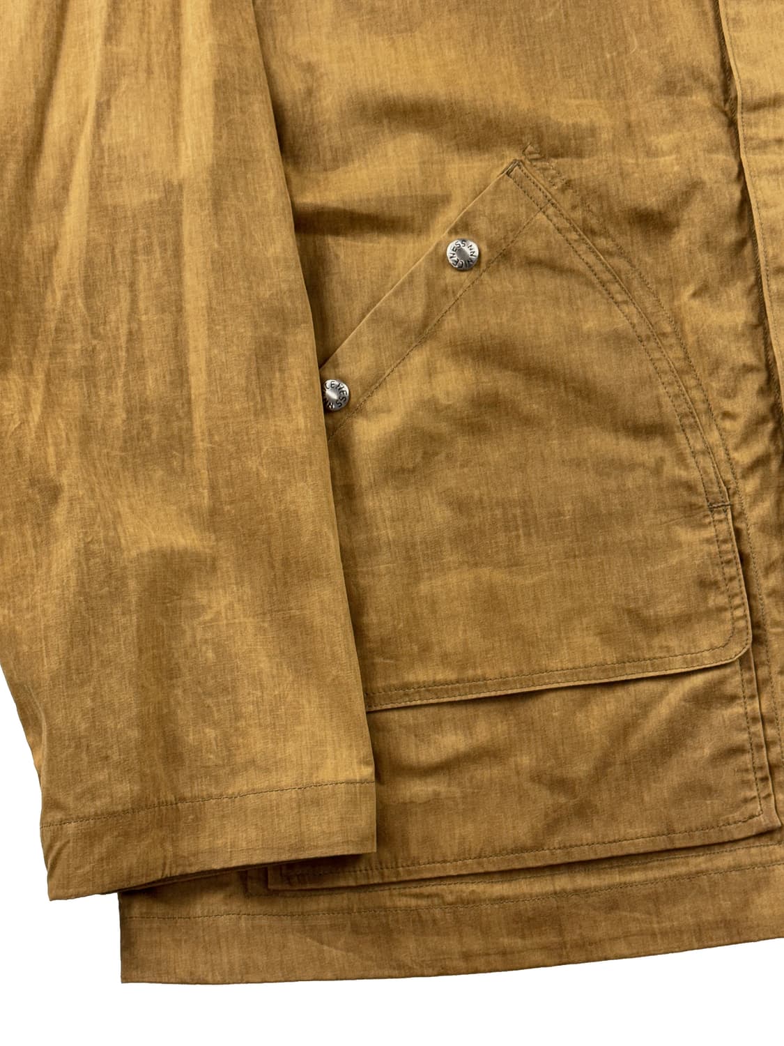 나이스네스 앤디.H 헌터 자켓 머스타드 × 브라운 상품이미지6