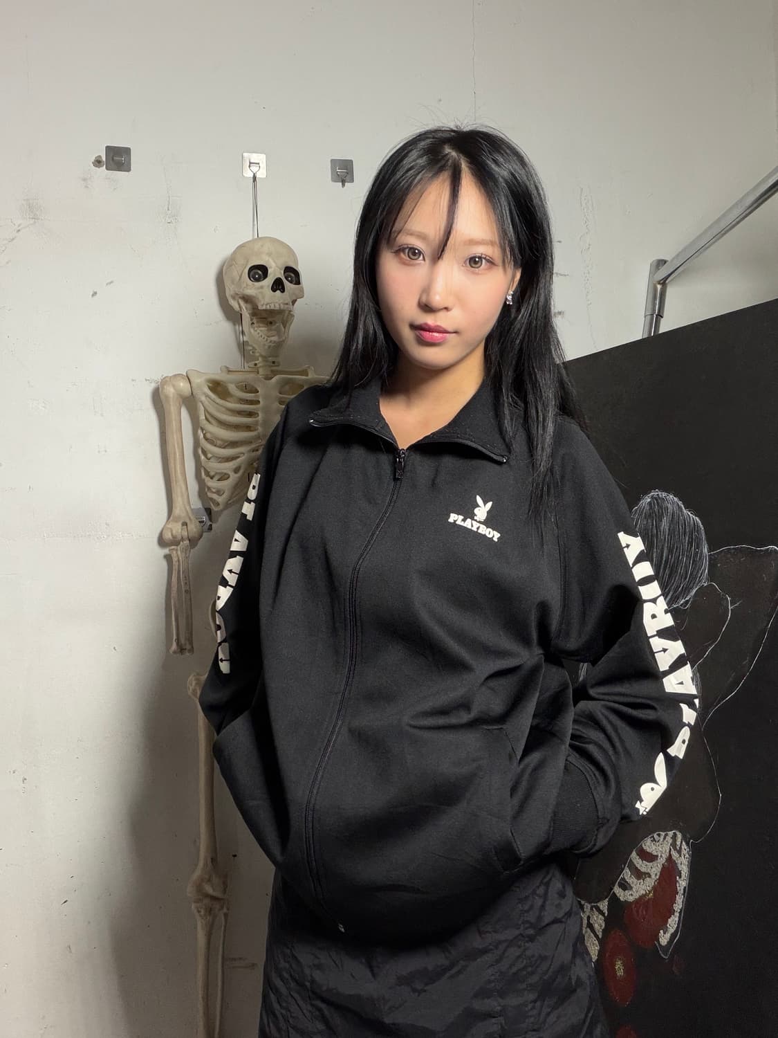 JPN 플레이보이 빅로고 오버핏 져지 상품이미지5