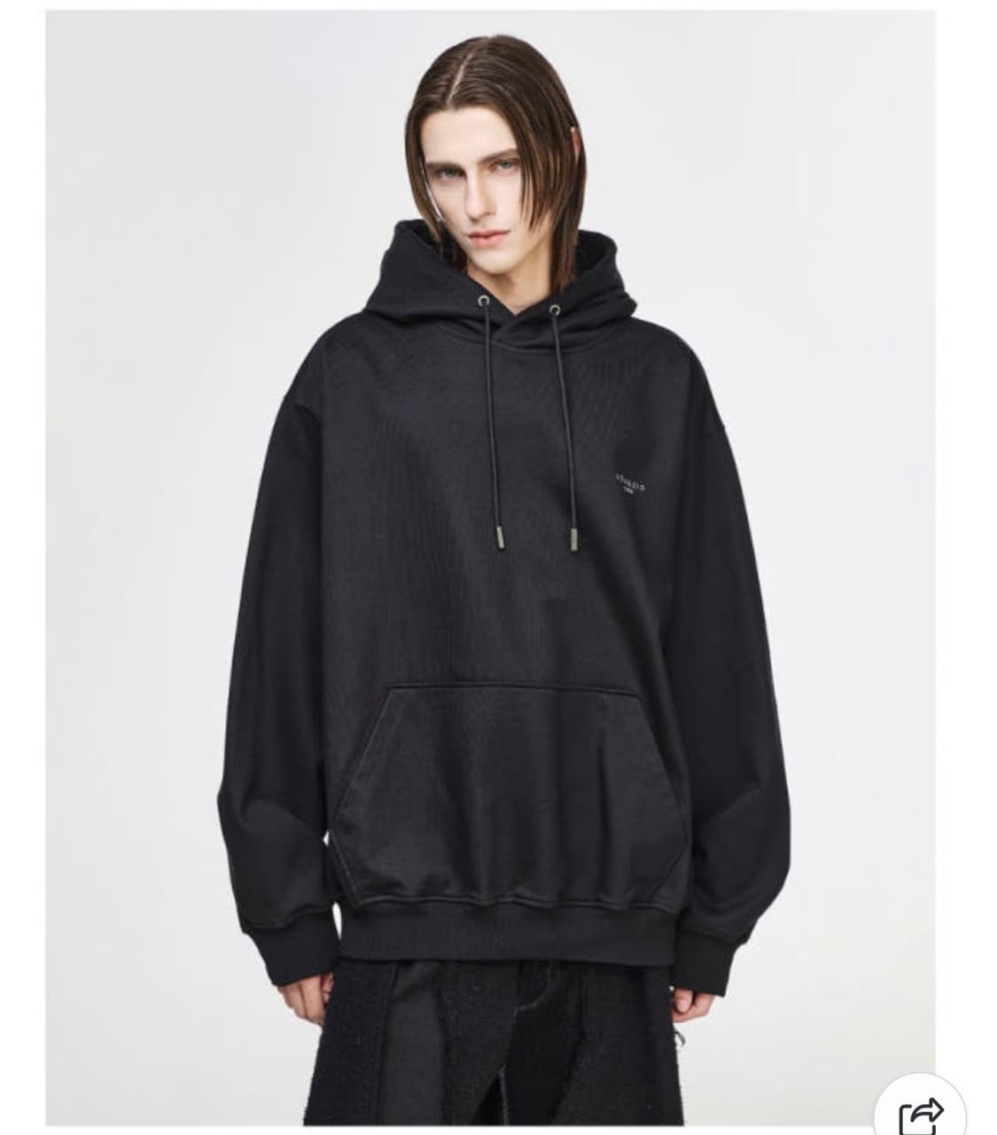 송지오 옴므 러브 스머프 후드티 블랙 새제품 상품이미지2