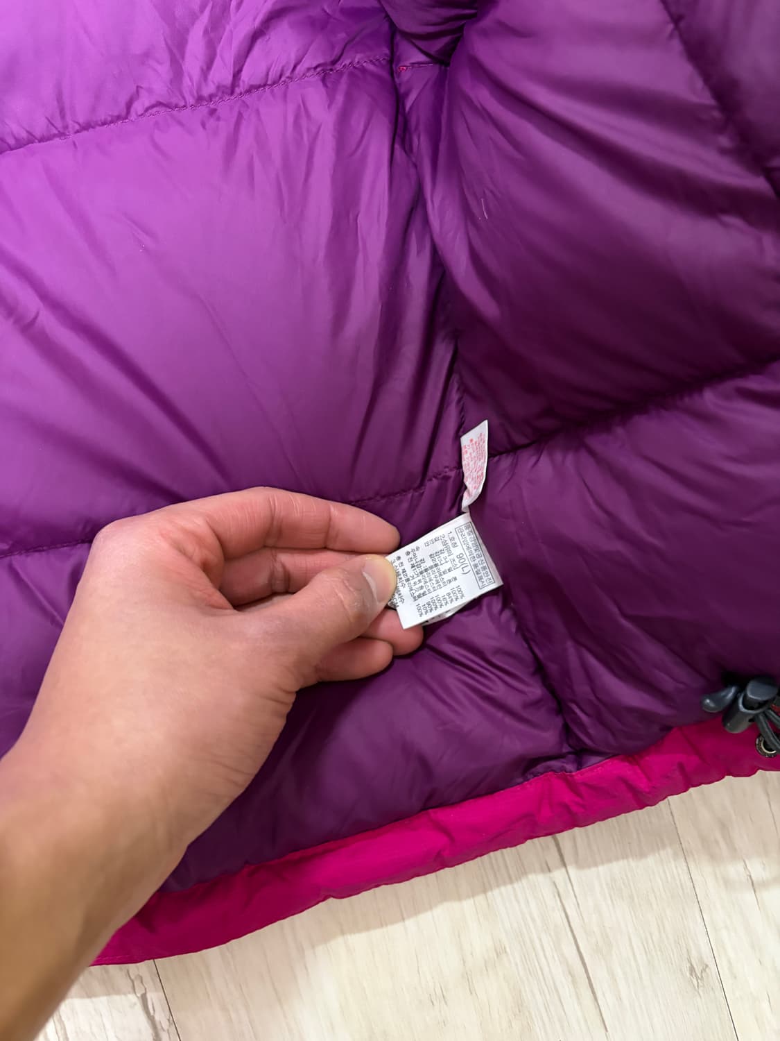 [90] 노스페이스 800 핑크 구스다운 패딩 상품이미지5