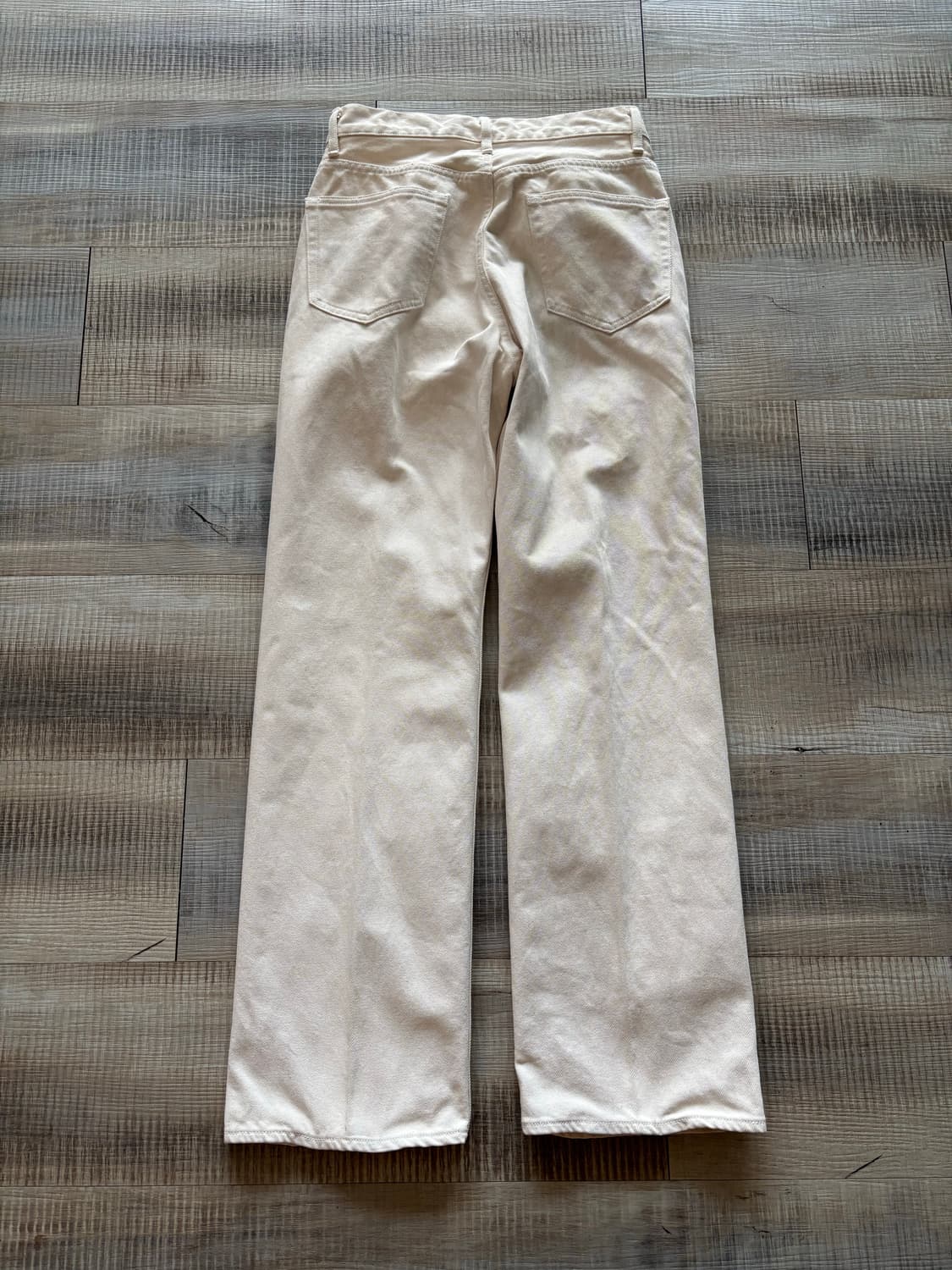 [28] 오라리 하드트위스트 5p 데님 팬츠 아이보리 상품이미지2