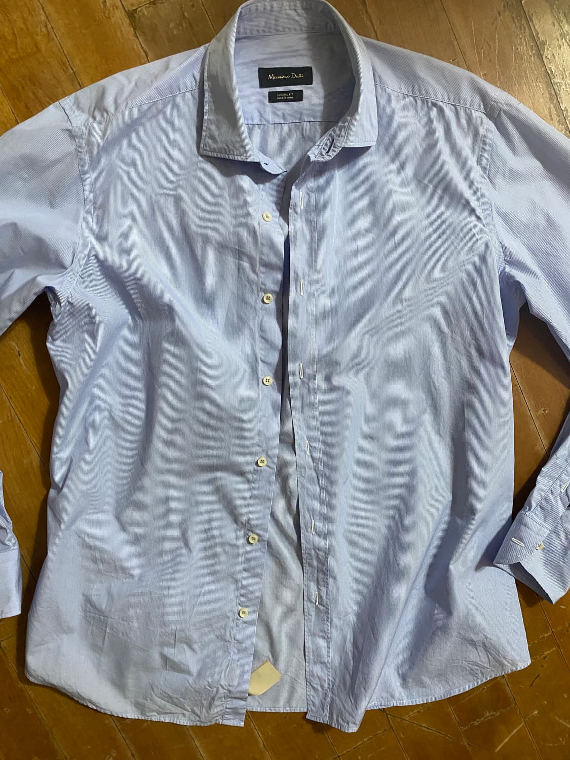 마시모두띠 스트라이프 캐주얼 셔츠 L (105) 상품이미지1