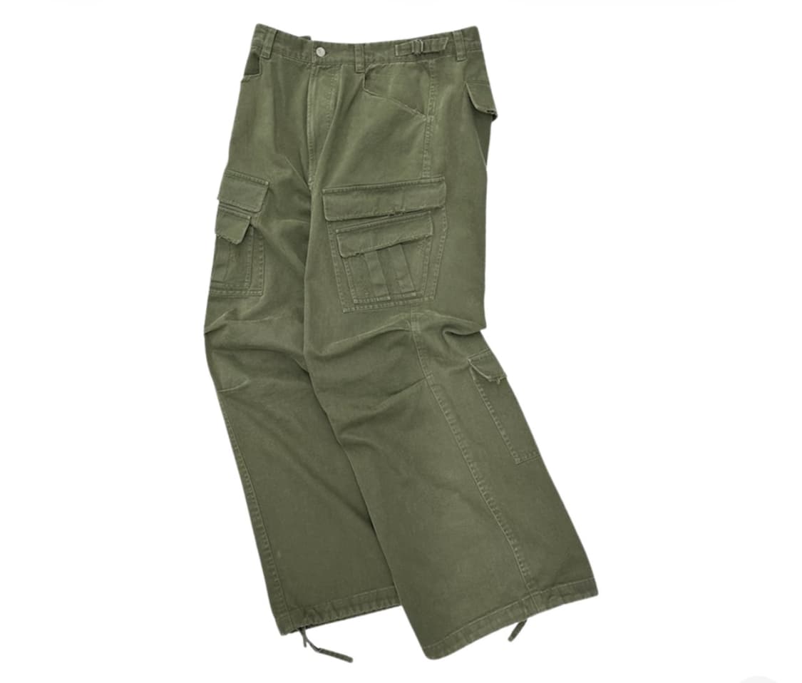 논노드 더블 포켓 카고 팬츠 카키 3 상품이미지1