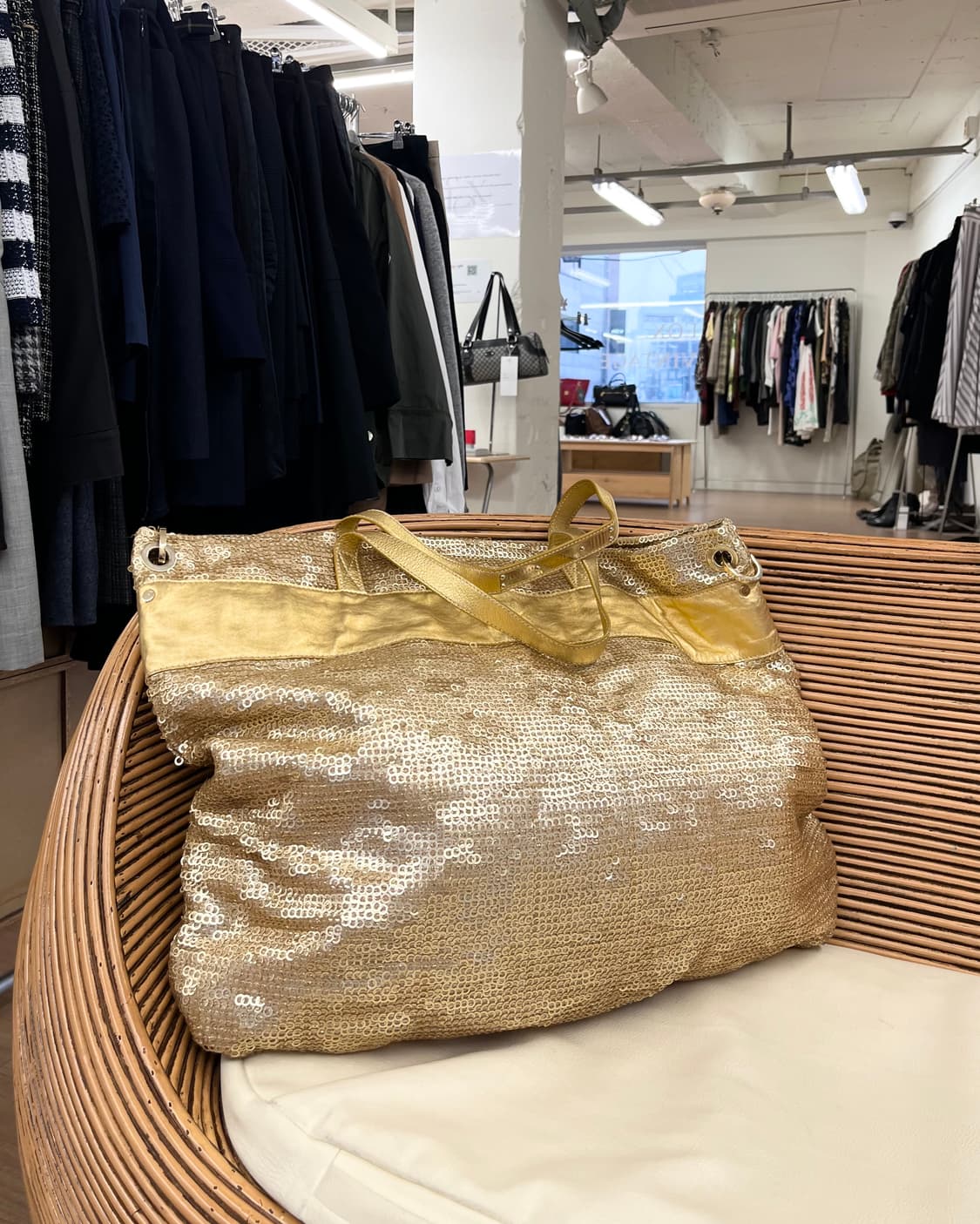 지미추 골드 세퀸 백 상품이미지1