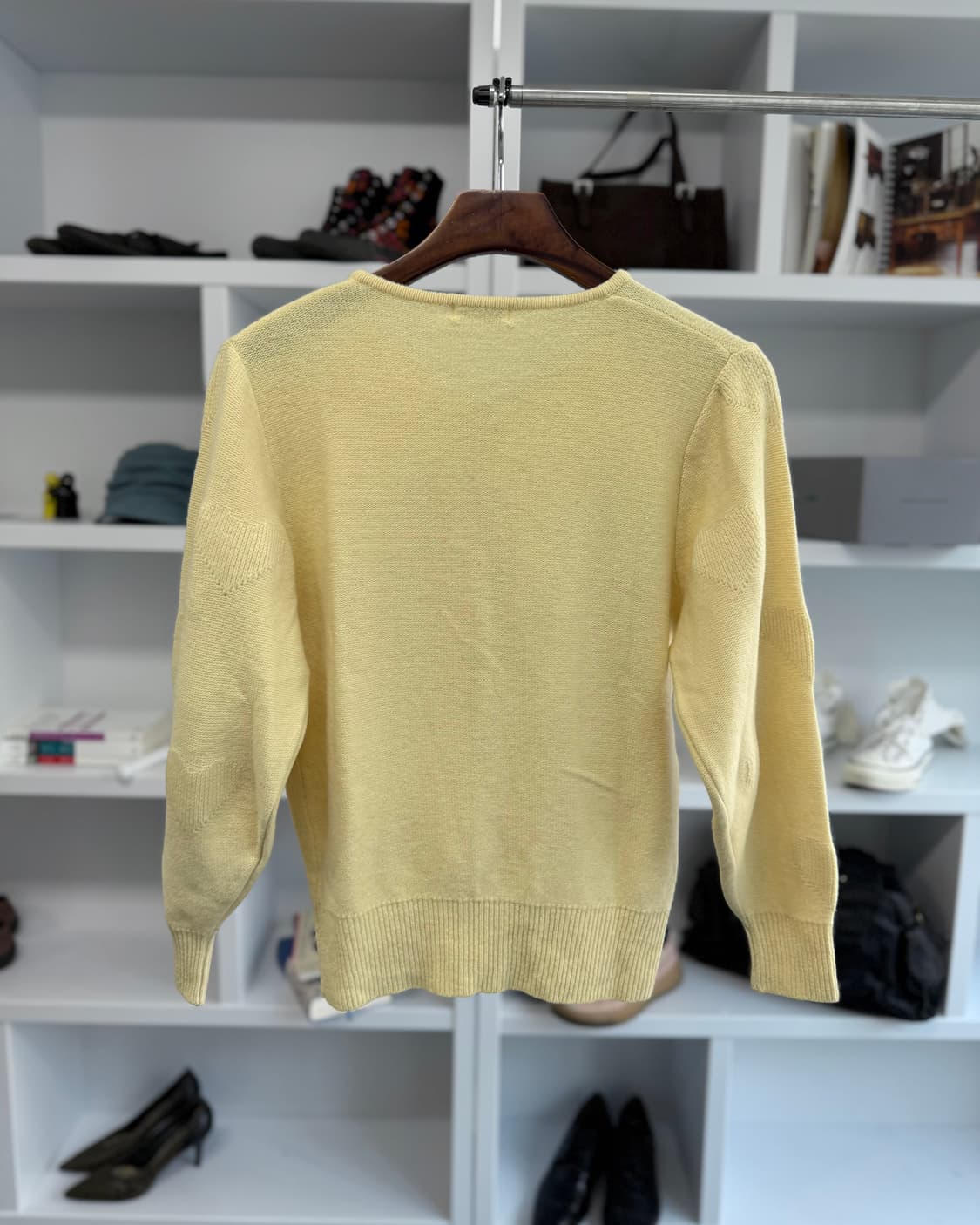 question zone 하트 가디건 상품이미지4