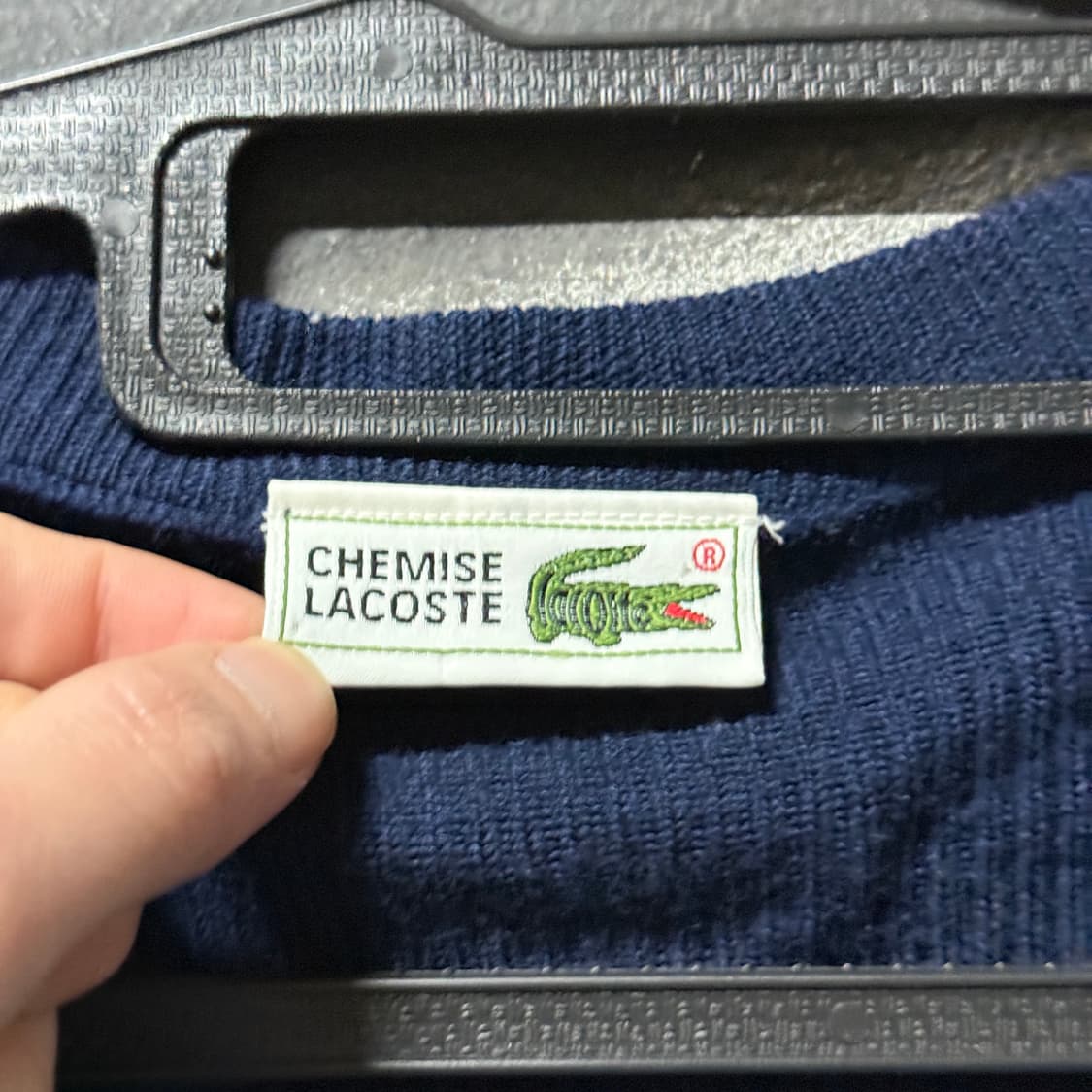 라코스테 울 100% 더블포켓 골지 가디건 상품이미지5