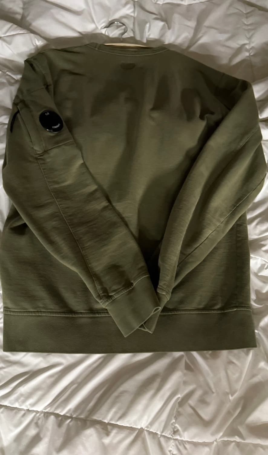 cp 컴퍼니 렌즈 맨투맨 카키 상품이미지2