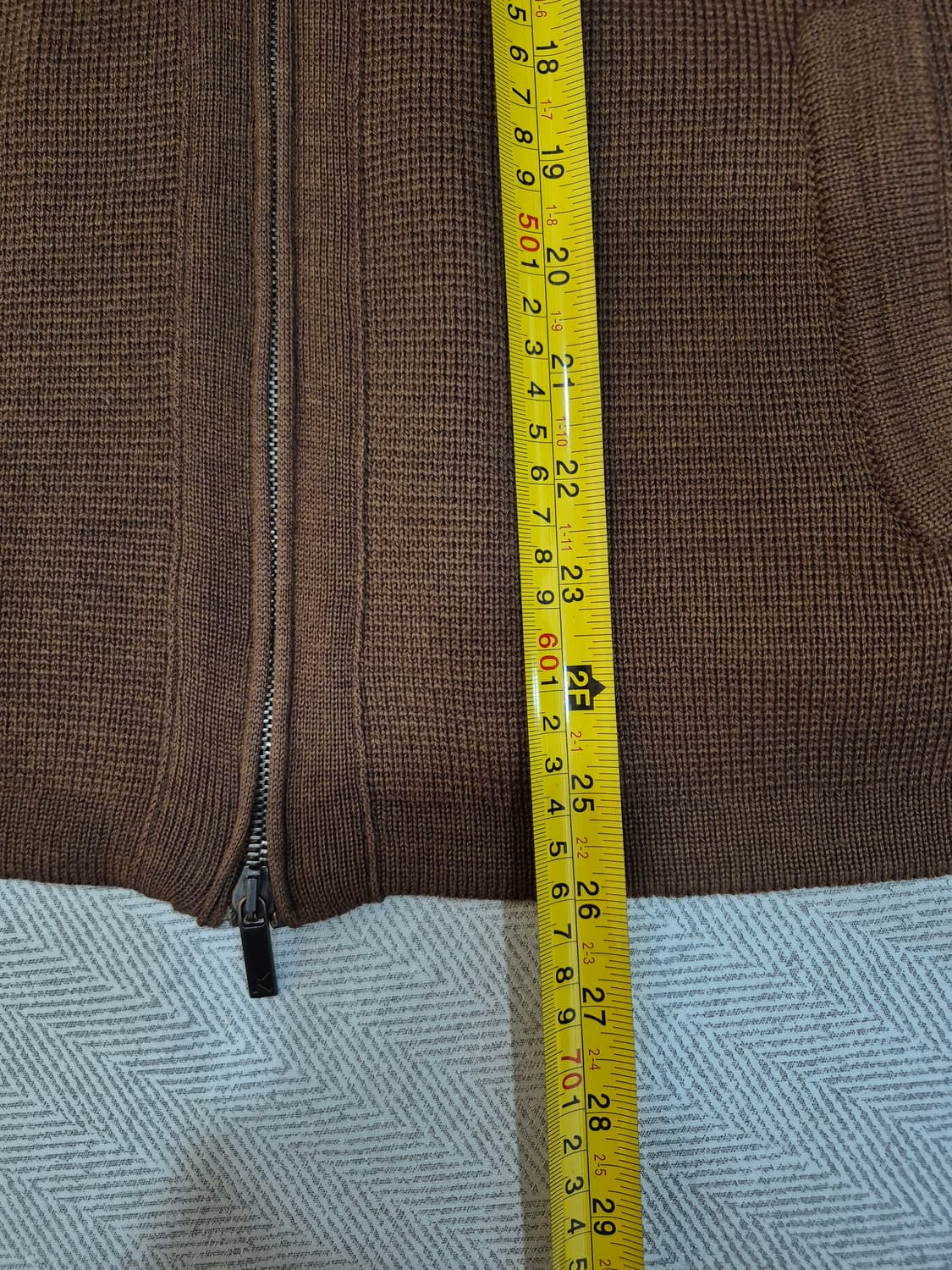 KENZO 겐조 브라운 니트 집업 자켓 남성 100사이즈 상품이미지9