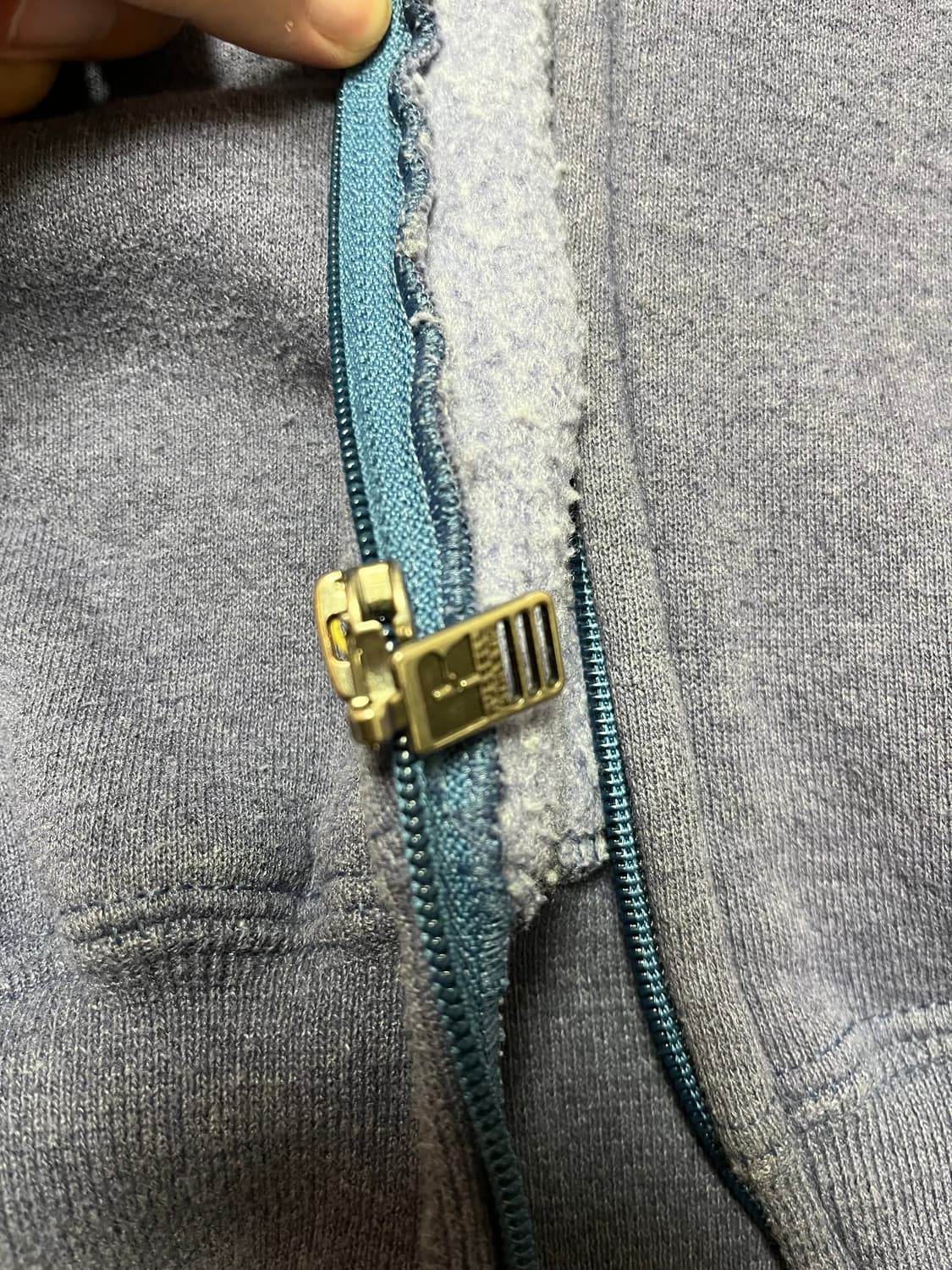 90s 러셀 퍼플 후드집업 usa 상품이미지5