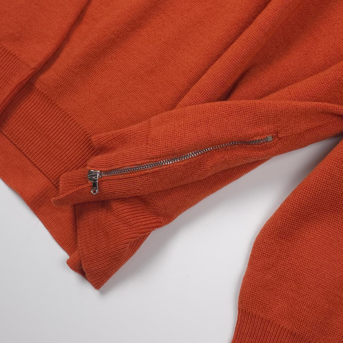 솔리드옴므 울 니트 오렌지 (L, 48) 상품이미지5