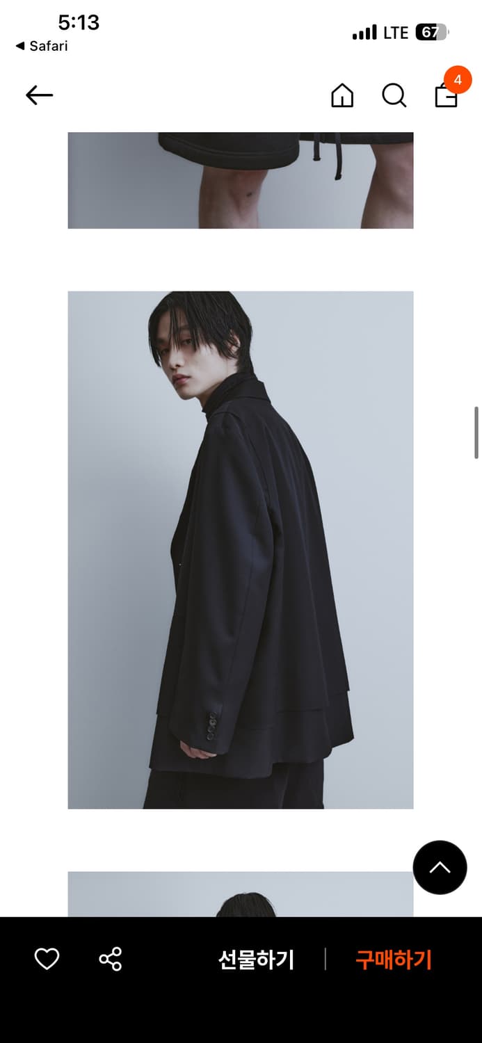 youth layered tailored jacket 상품이미지6