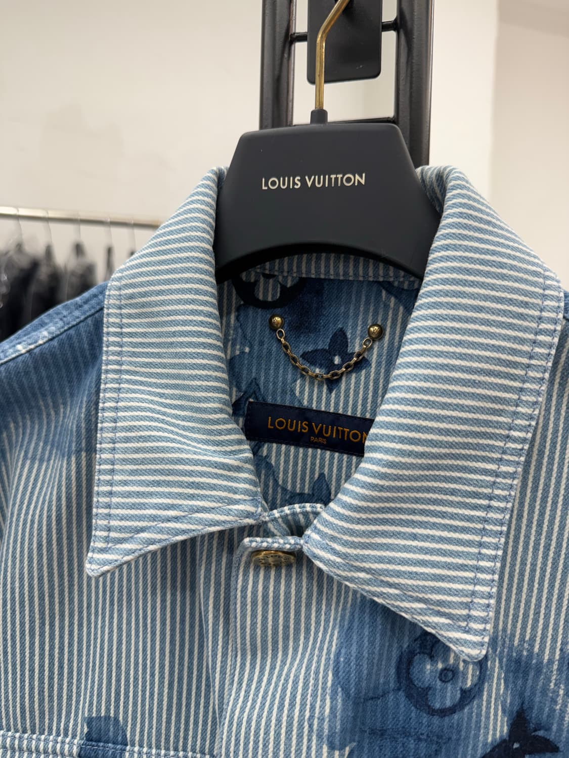 [L] 루이비통 워터컬러 데님 셔츠 자켓 상품이미지3