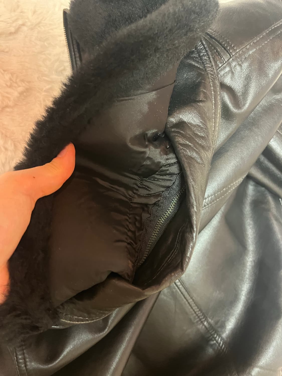 런던포그 레더 자켓 상품이미지10