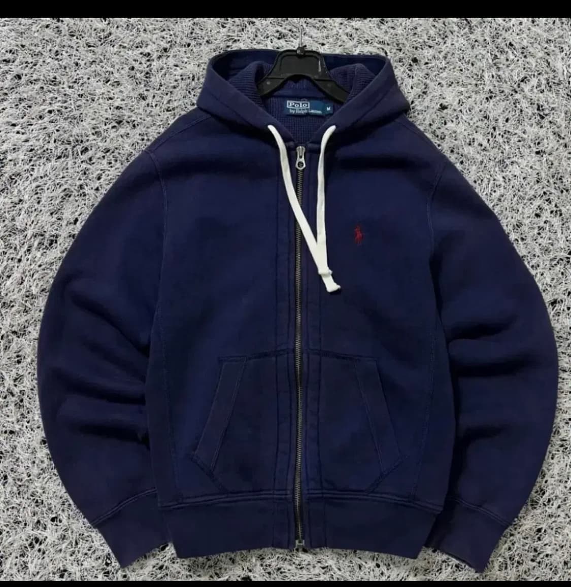 폴로 랄프로렌 네이비 후드집업 상품이미지1