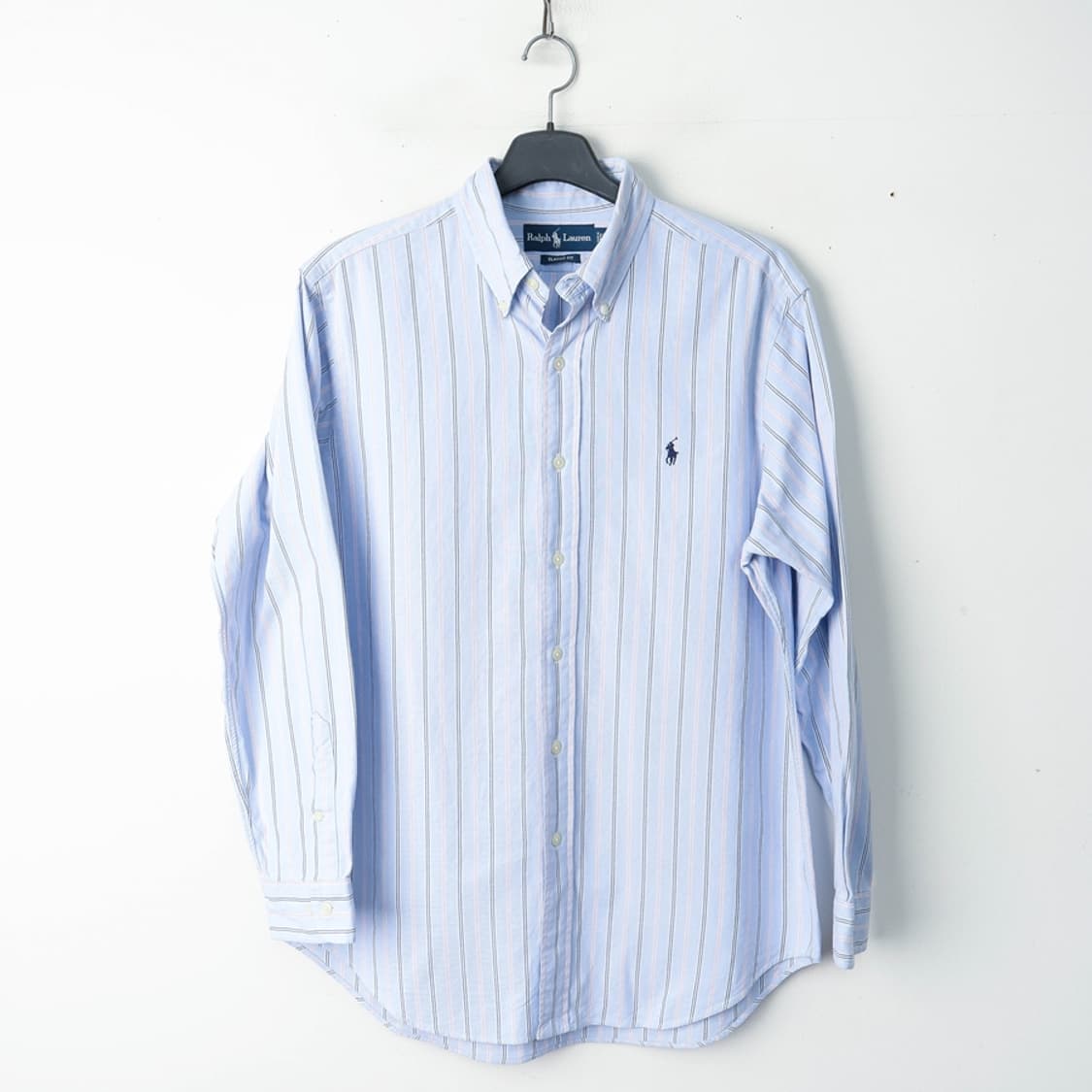 95/폴로 스트라이프 코튼 셔츠 상품이미지1