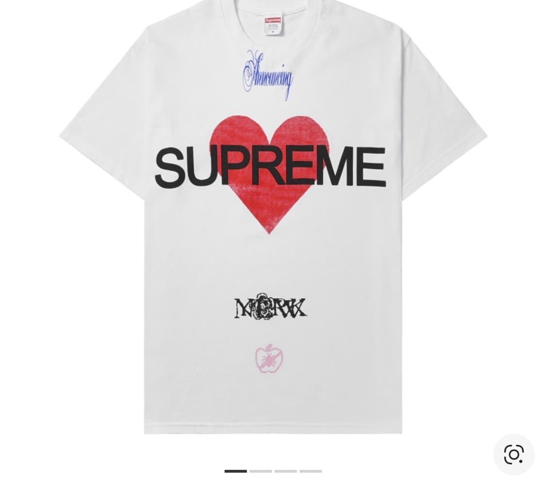 슈프림 어나운싱 티셔츠 화이트 S 상품이미지1