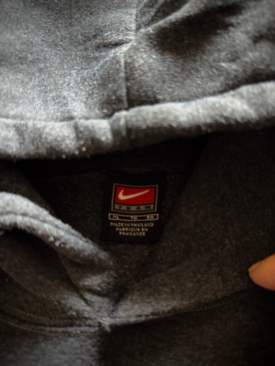 90s old Nike Big swoosh Hoodie 상품이미지7