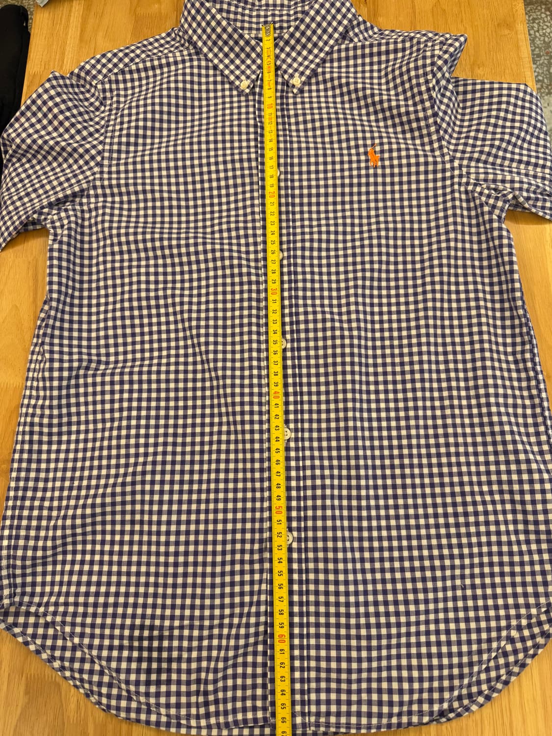 랄프로렌 깅엄 체크 셔츠 퍼플 상품이미지9