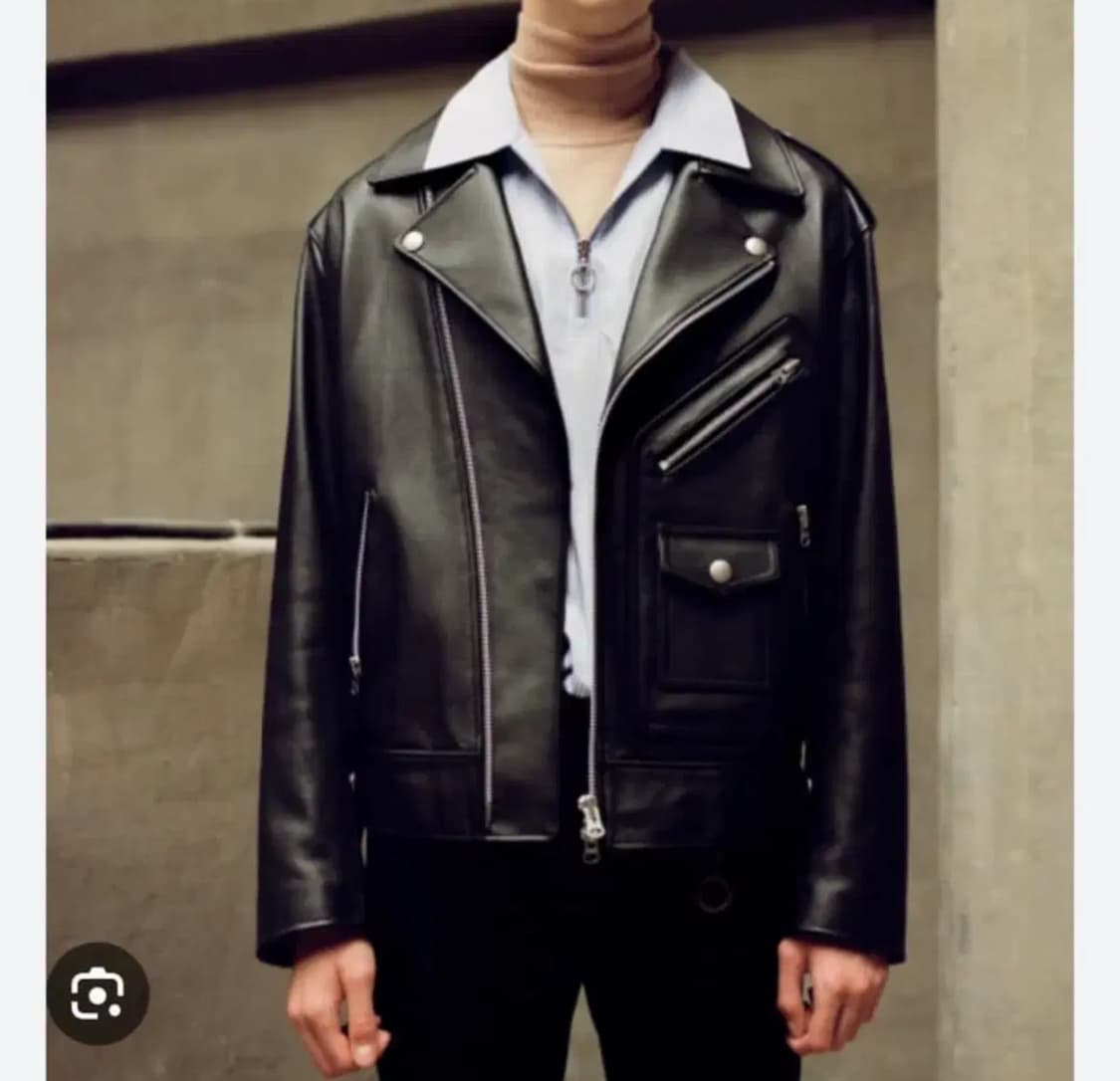 [S]앤더슨벨 오버사이즈드 라이더 자켓 상품이미지2