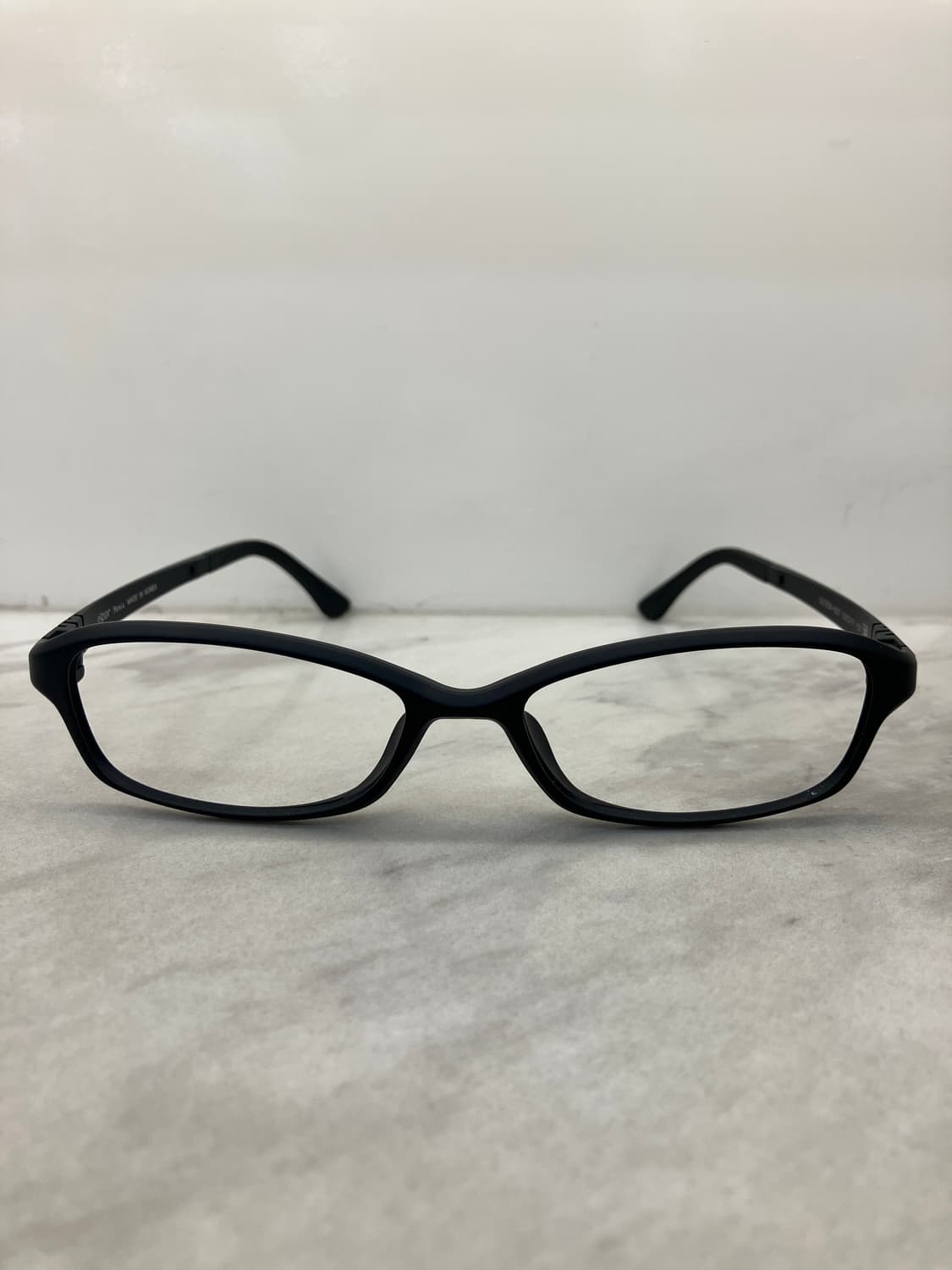 에스쁘아 Espoir 매트 블랙 소프트 스퀘어 뿔테 안경 상품이미지6