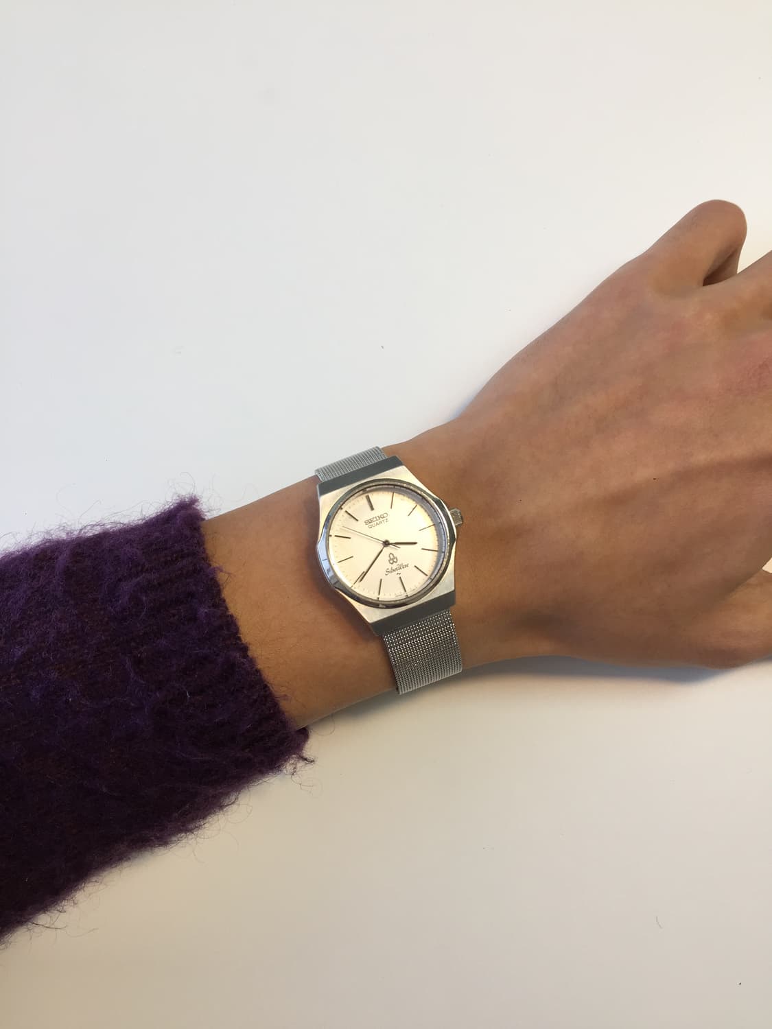 80s seiko silver wave quartz 상품이미지7