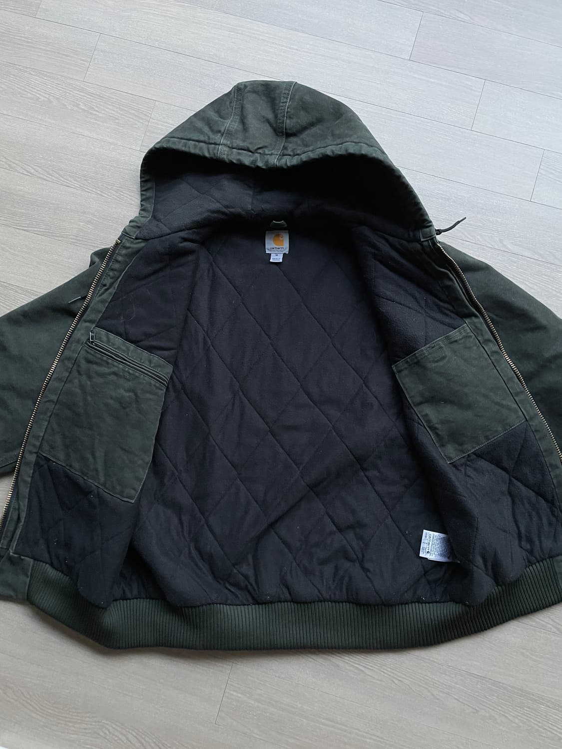 칼하트 j130 mos 모스 액티브 샌드스톤 상품이미지6