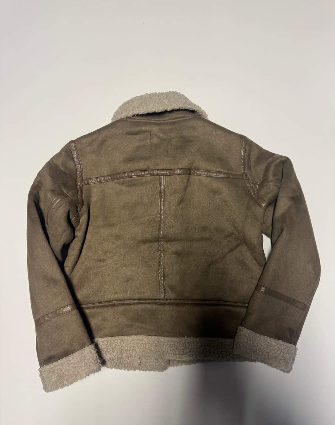 여성 자라 ZARA 스웨이드 무스탕 자켓 S 상품이미지2