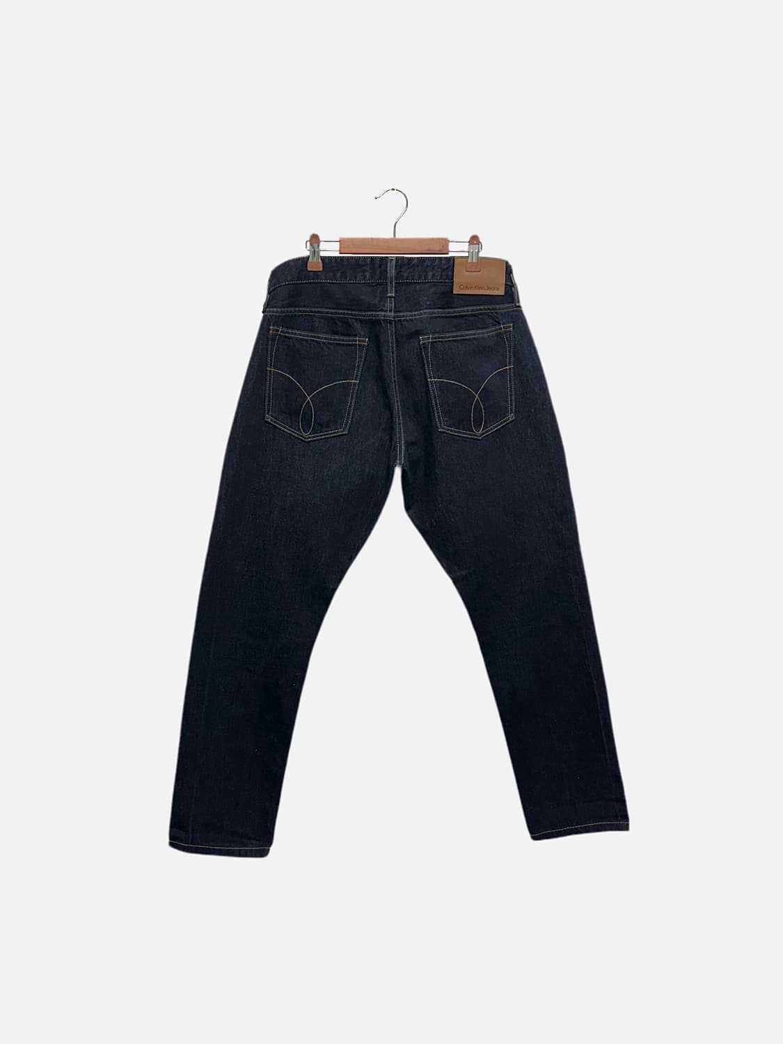 캘빈클라인 스트레이트 테이퍼드 데님 팬츠 진청바지 상품이미지8