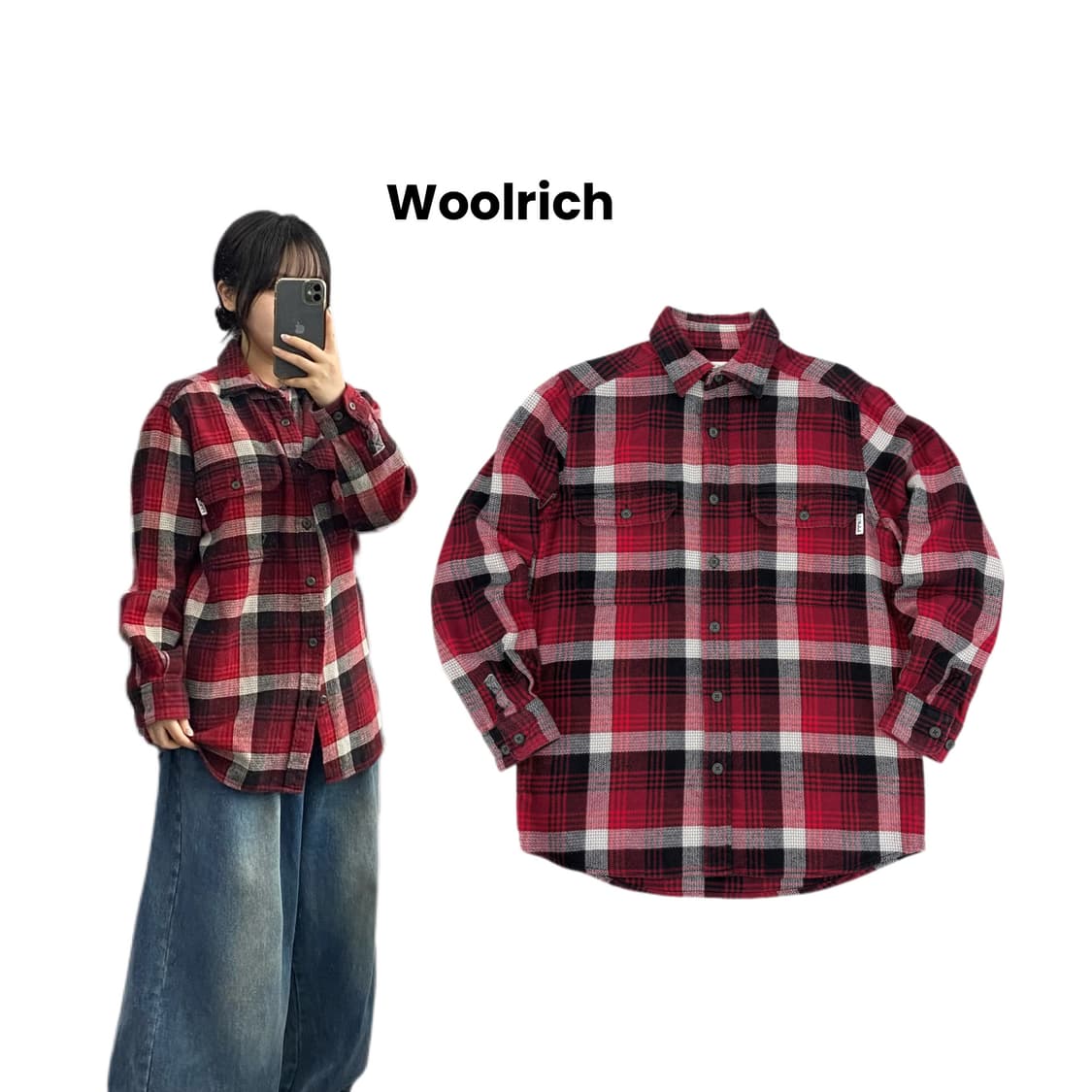 울리치 플란넬 체크셔츠 상품이미지1