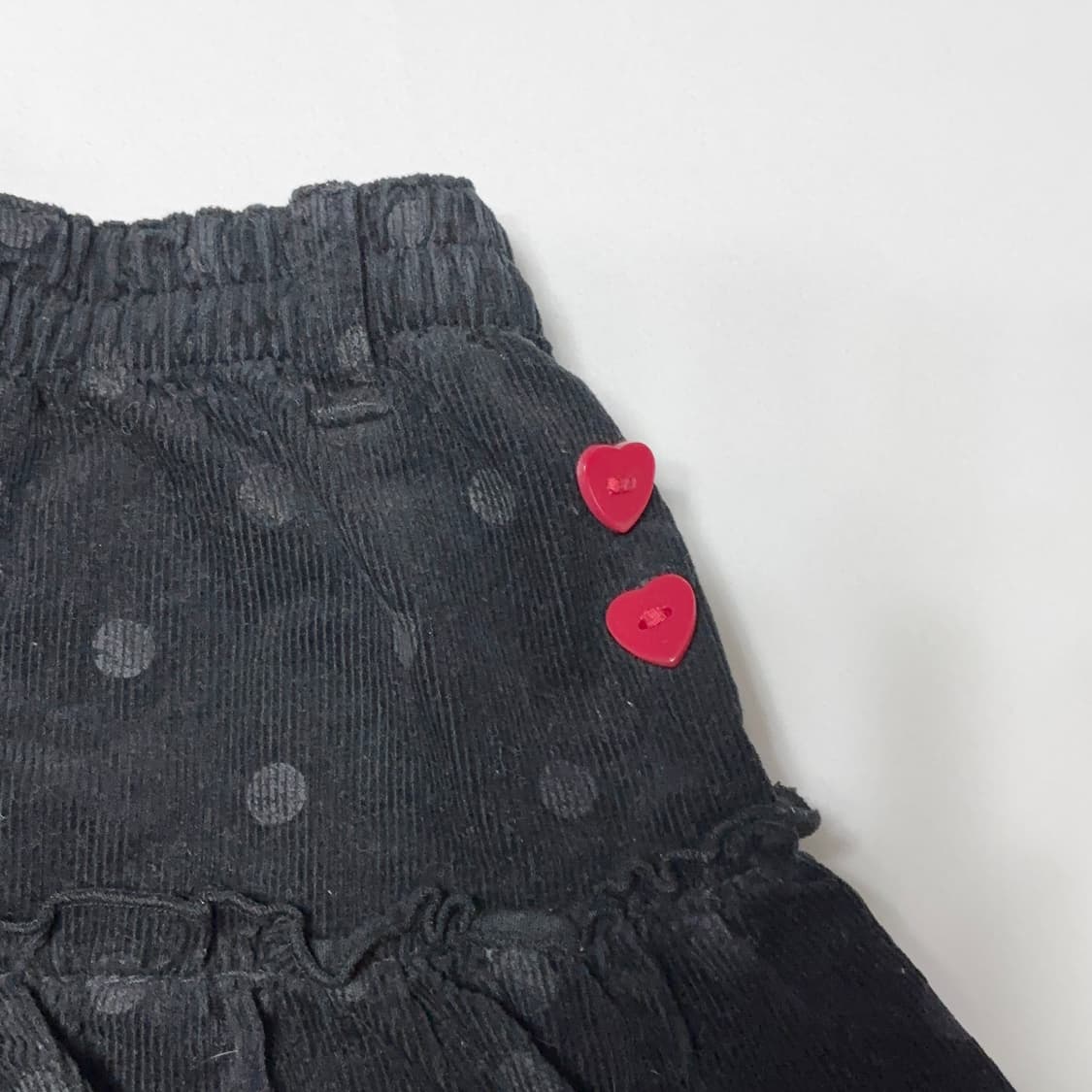 하트 단추 도트 큐롯 상품이미지3